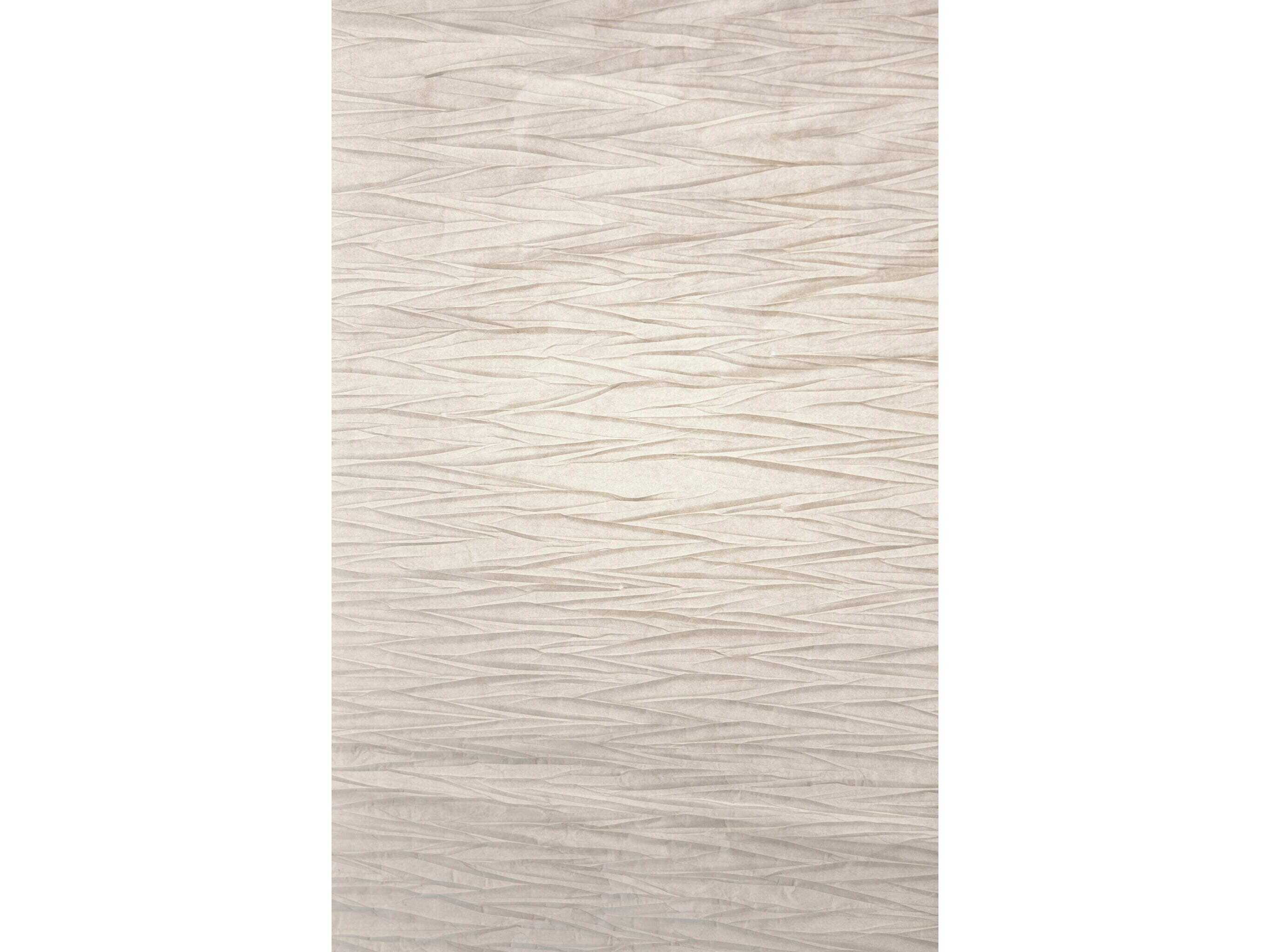 Adesso Dune Walnut White Crinkle Paper Off Floor Lamp