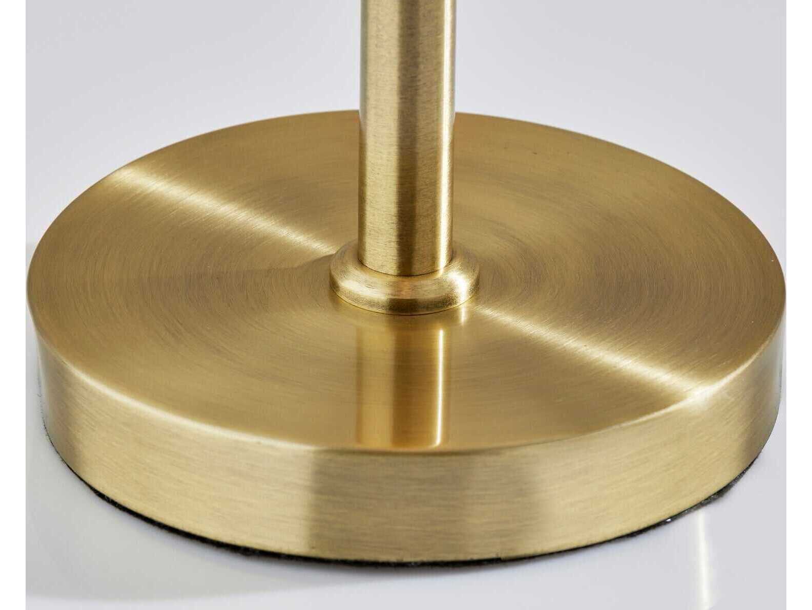 Adesso Claremont Antique Brass Table Lamp