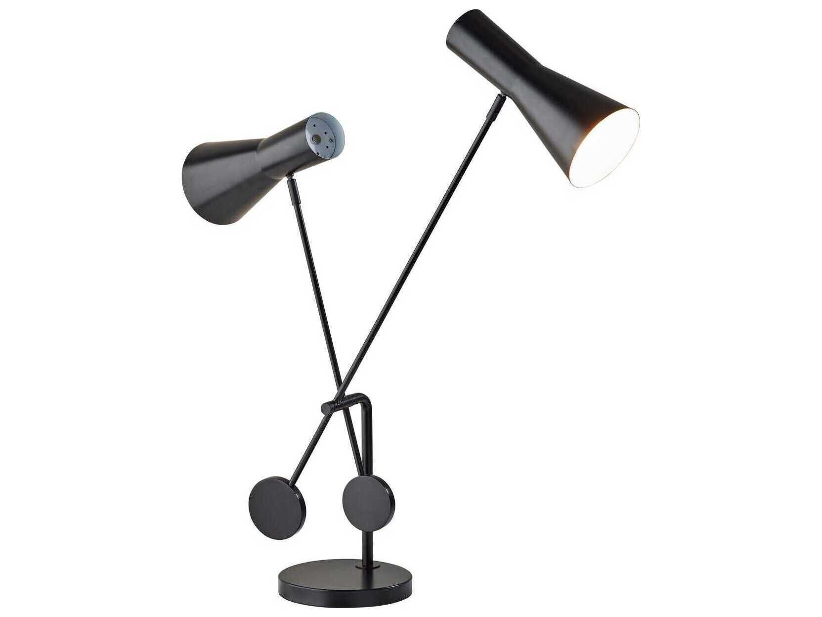 Adesso Bond Black Desk Lamp