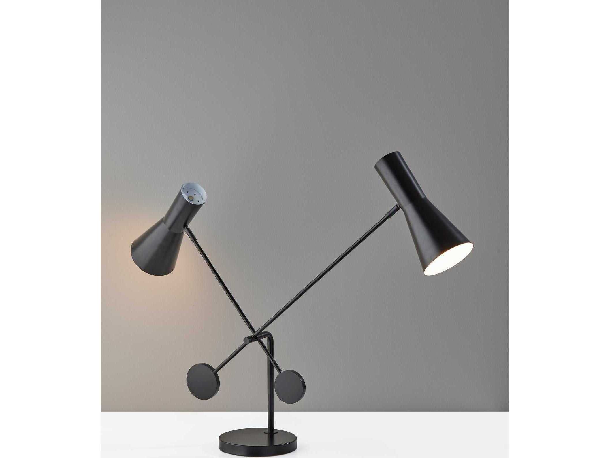 Adesso Bond Black Desk Lamp