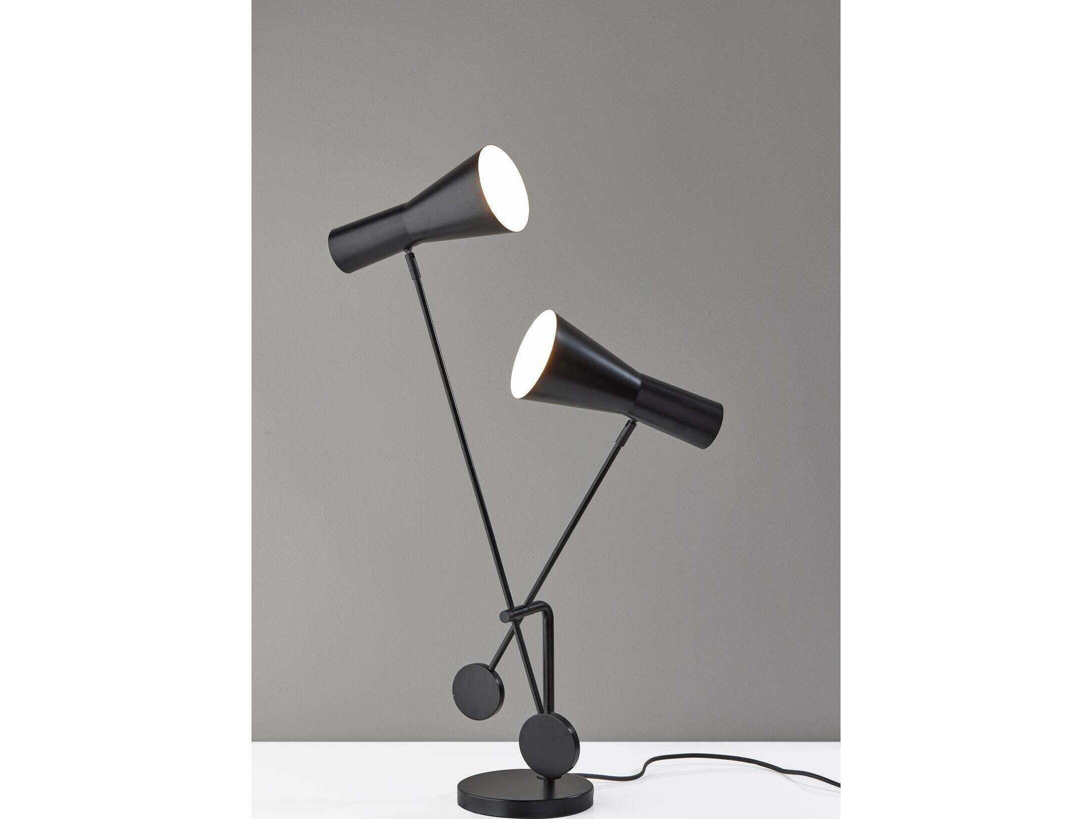 Adesso Bond Black Desk Lamp
