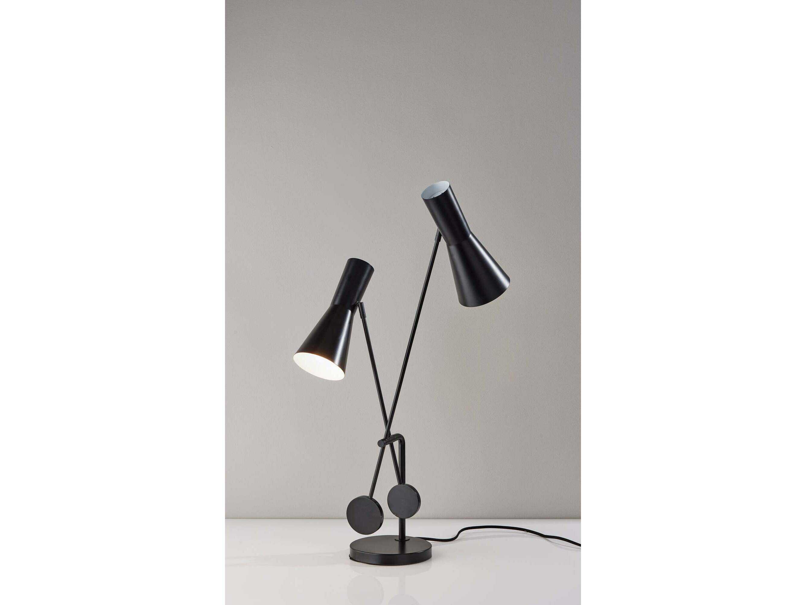 Adesso Bond Black Desk Lamp