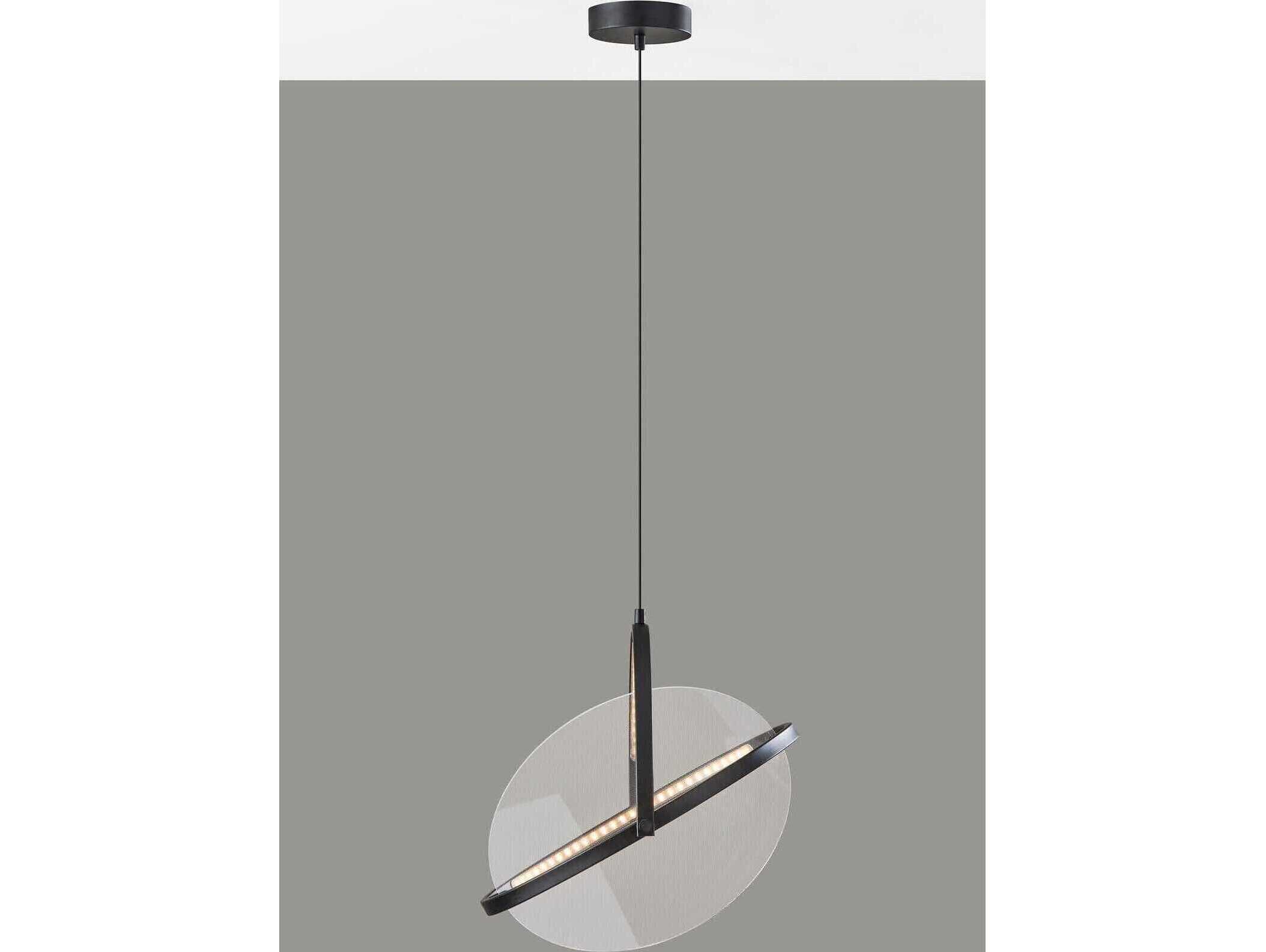 Adesso Orsa Black Geometric Pendant