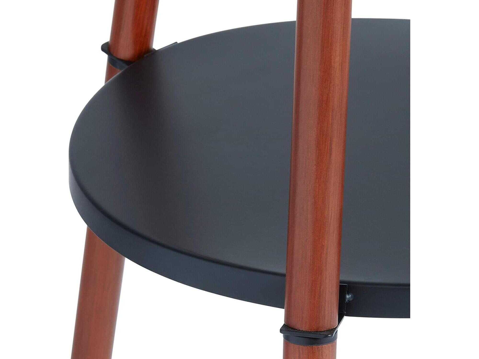 Adesso Walnut Brown Floor Lamp