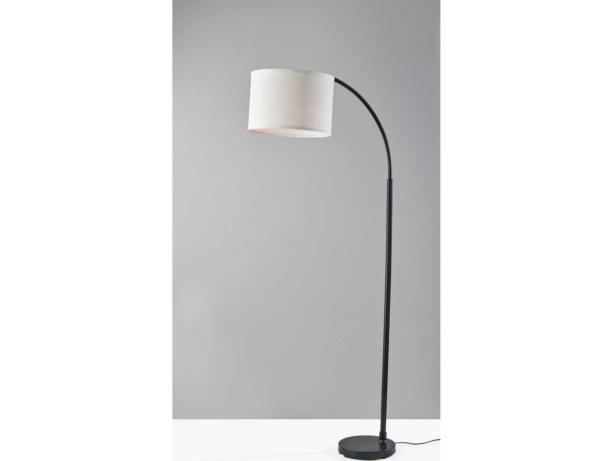 Adesso Jace Black Floor Lamp