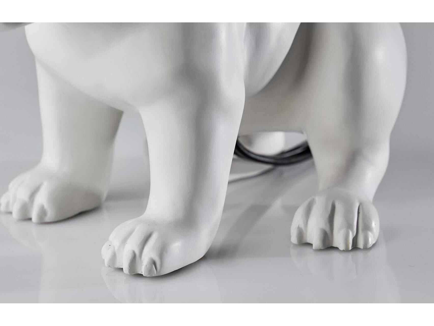 Adesso Sunny White Brushed Steel Textured Fabric Table Lamp