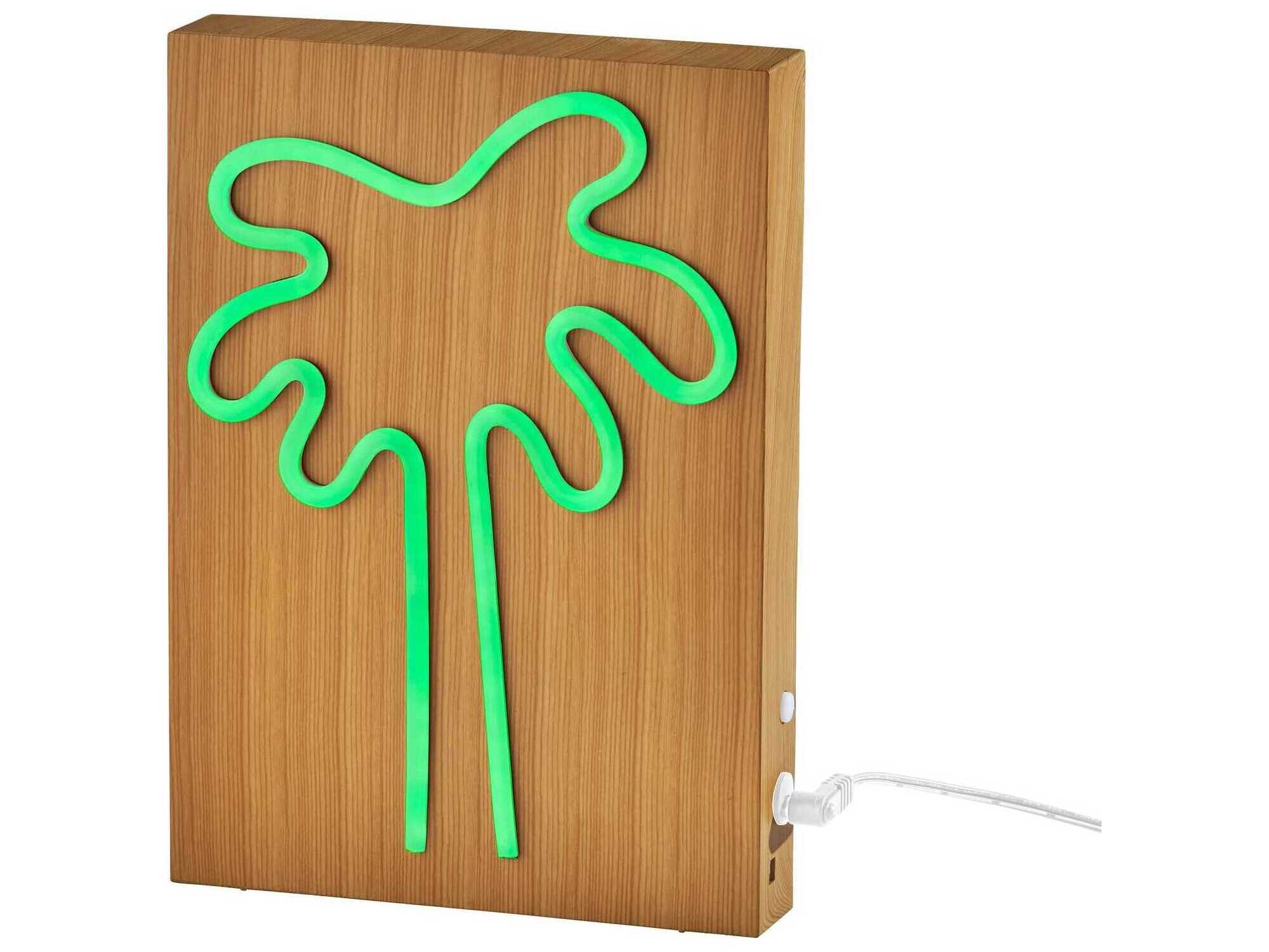 Adesso Neon Beige Brown Table Lamp