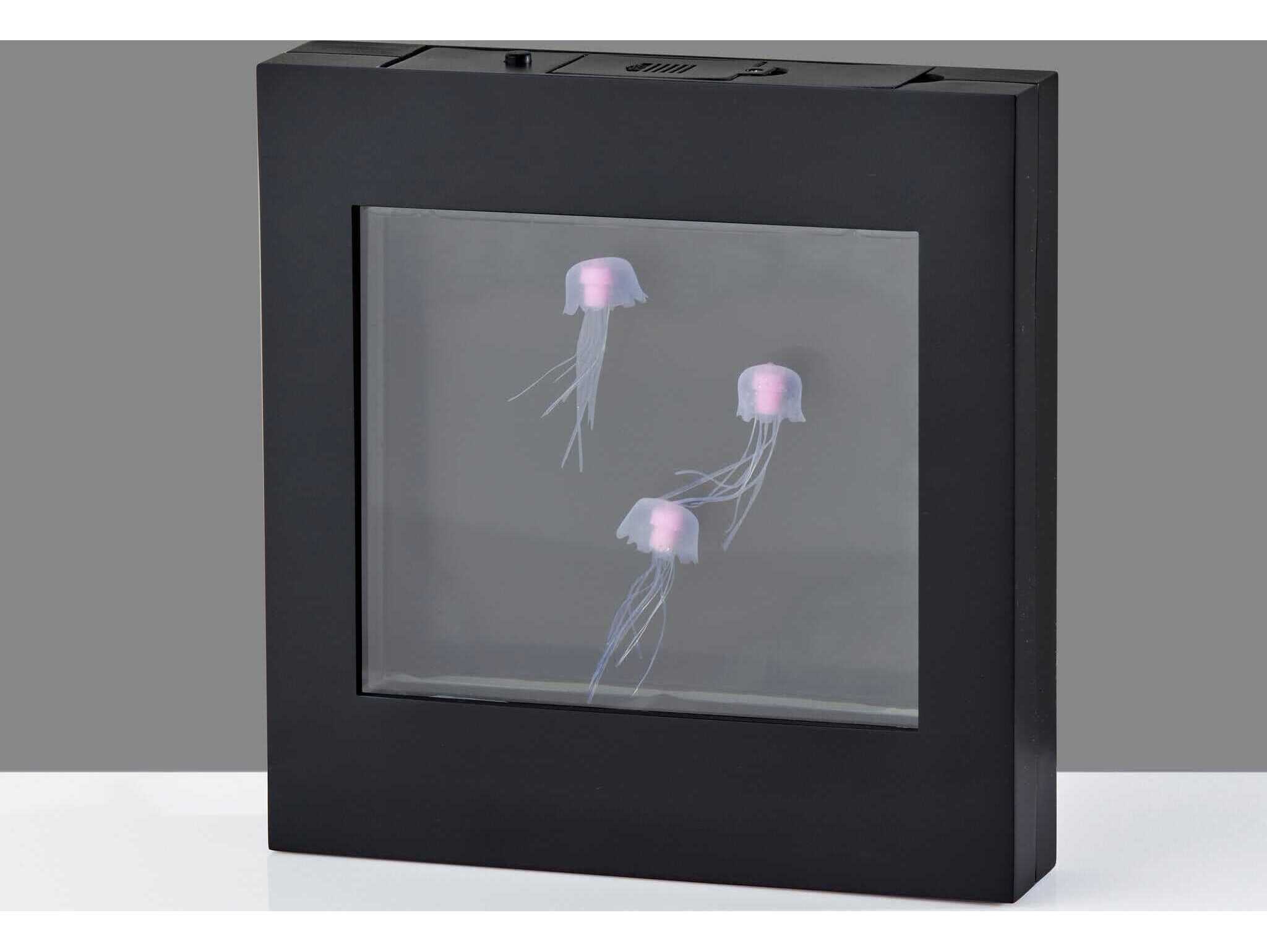Adesso Light Box Black Plastic Table Lamp