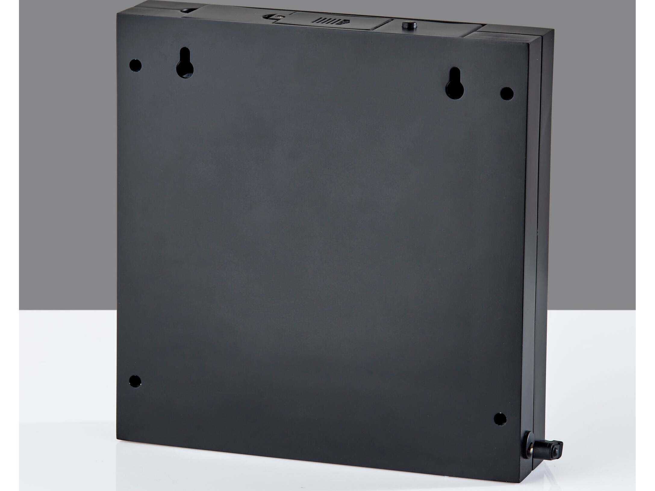 Adesso Light Box Black Plastic Table Lamp