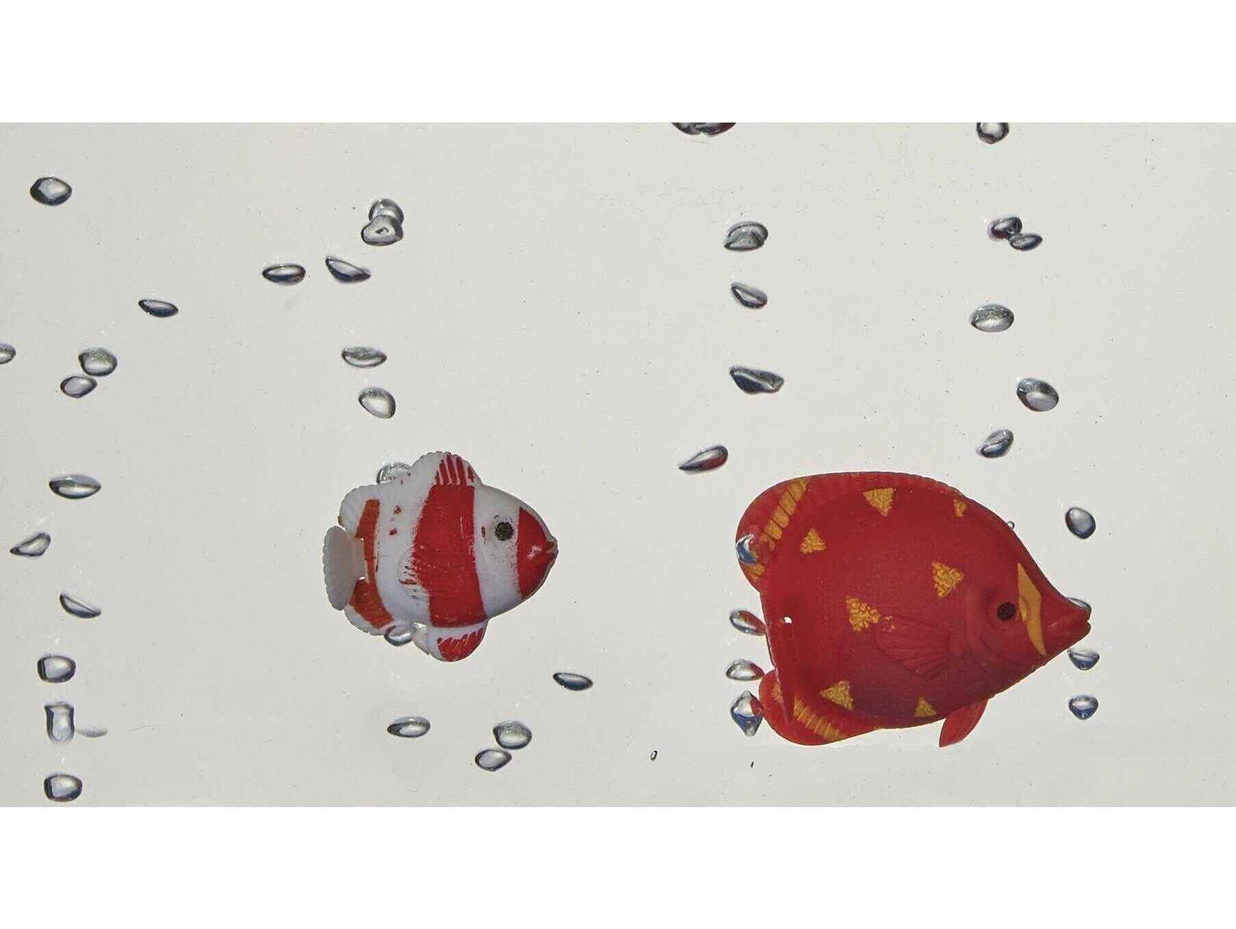 Adesso Light Box Black Clear Plastic Table Lamp