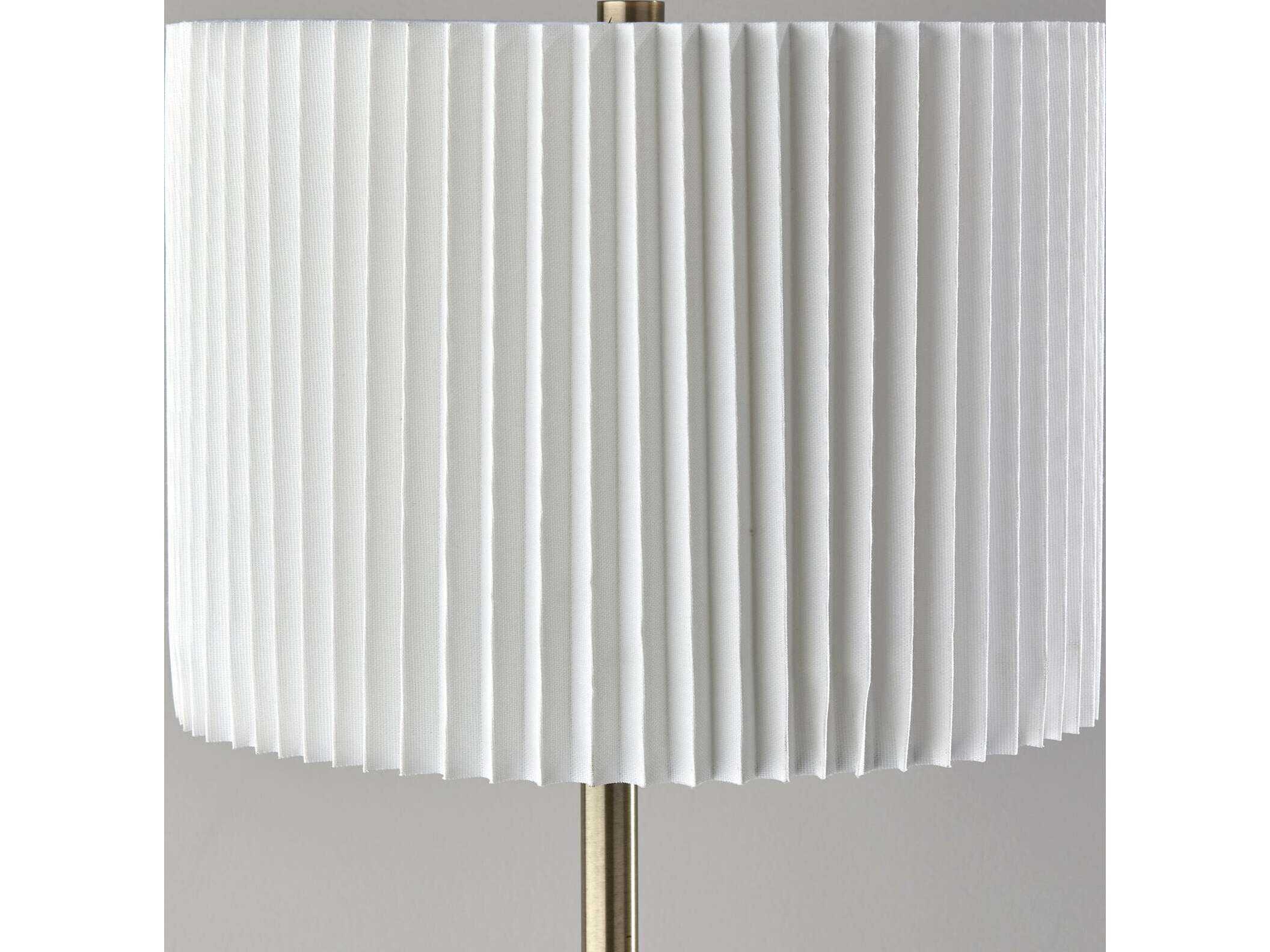 Adesso Eli Antique Brass Floor Lamp