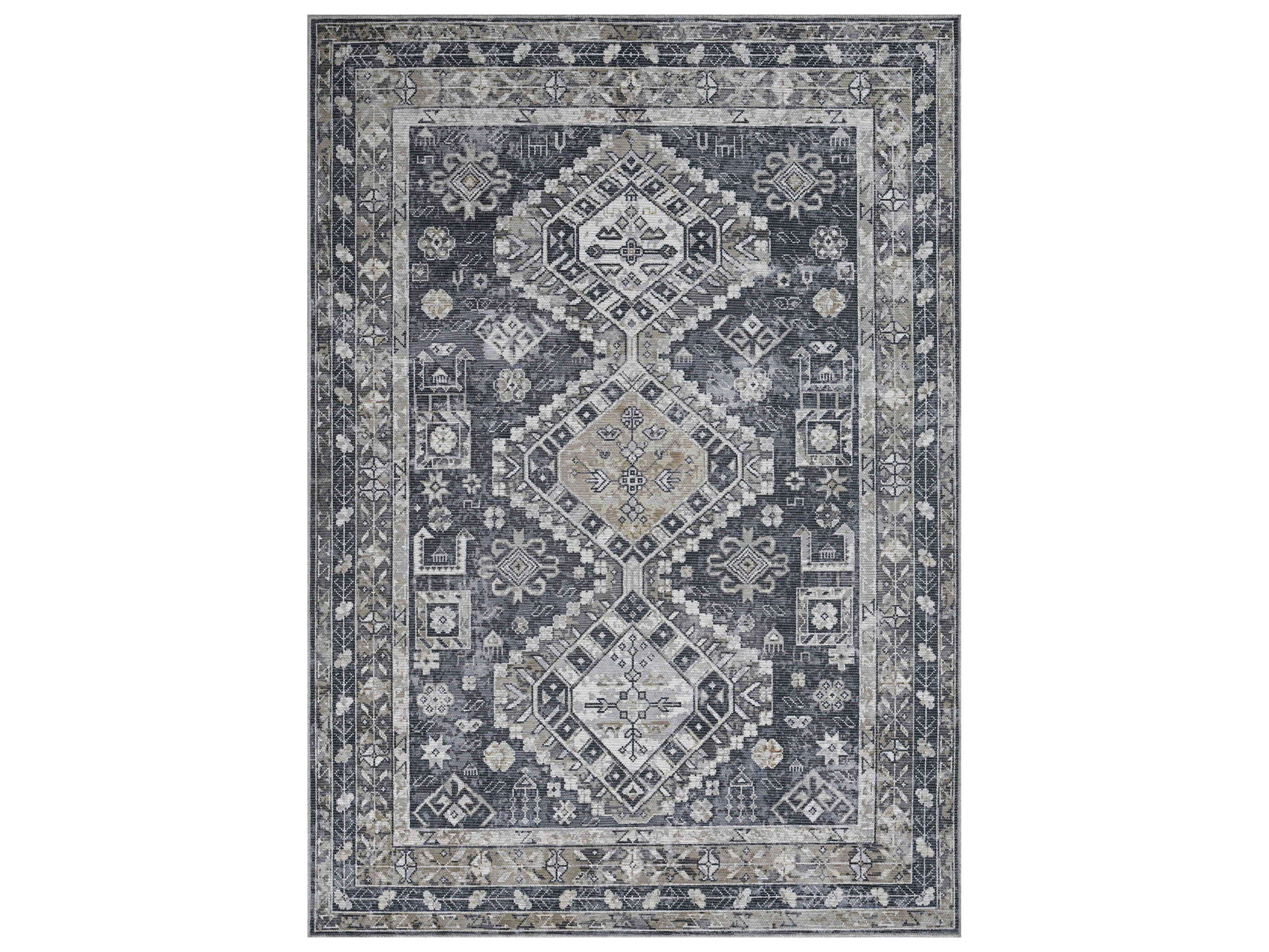 Amer Rugs Alaska Bordered Runner Area Rug
