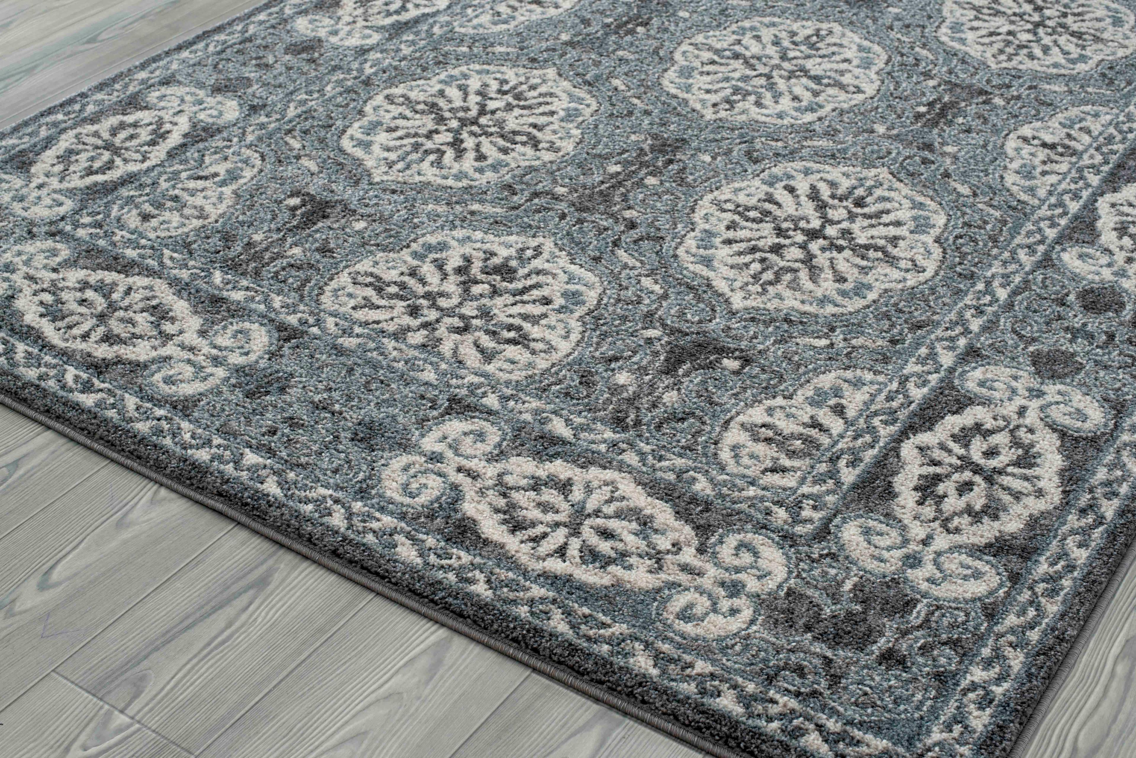 Amer Rugs Alexandria Bordered Runner Area Rug