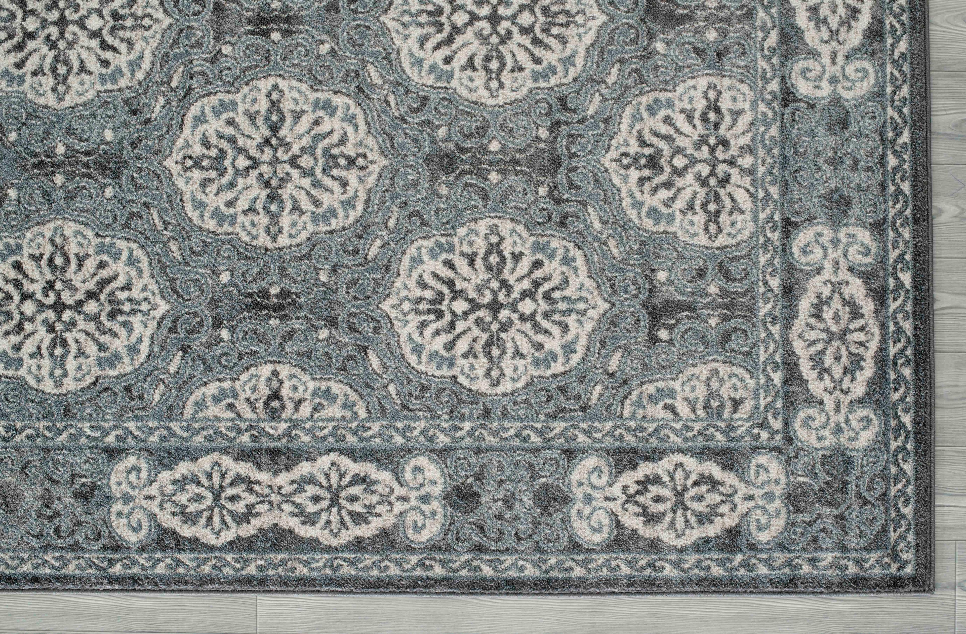 Amer Rugs Alexandria Bordered Runner Area Rug