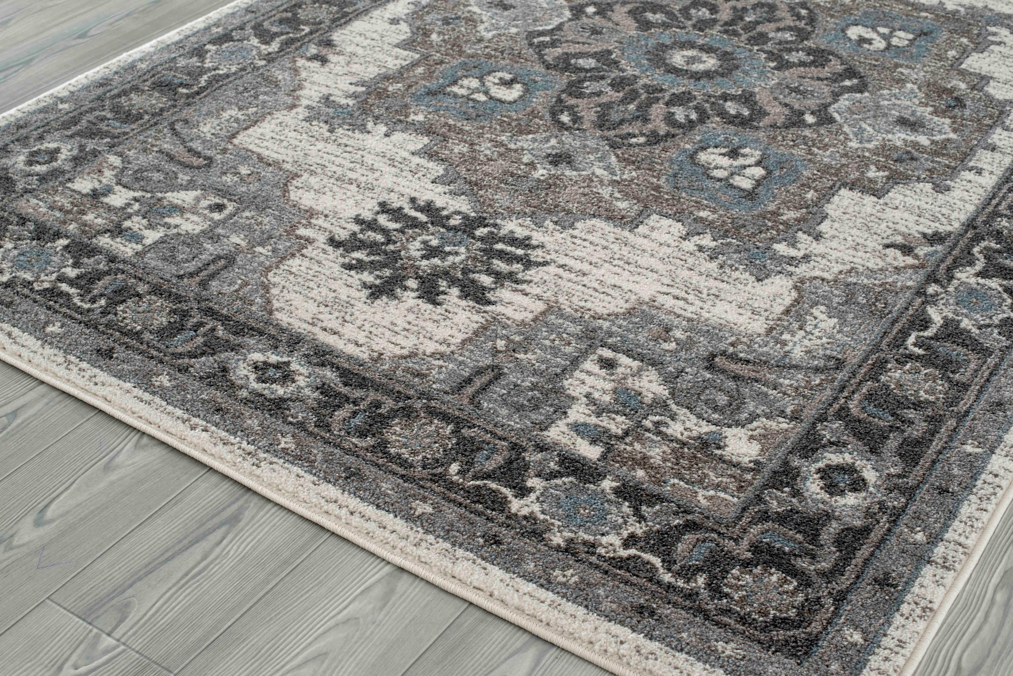Amer Rugs Alexandria Bordered Runner Area Rug