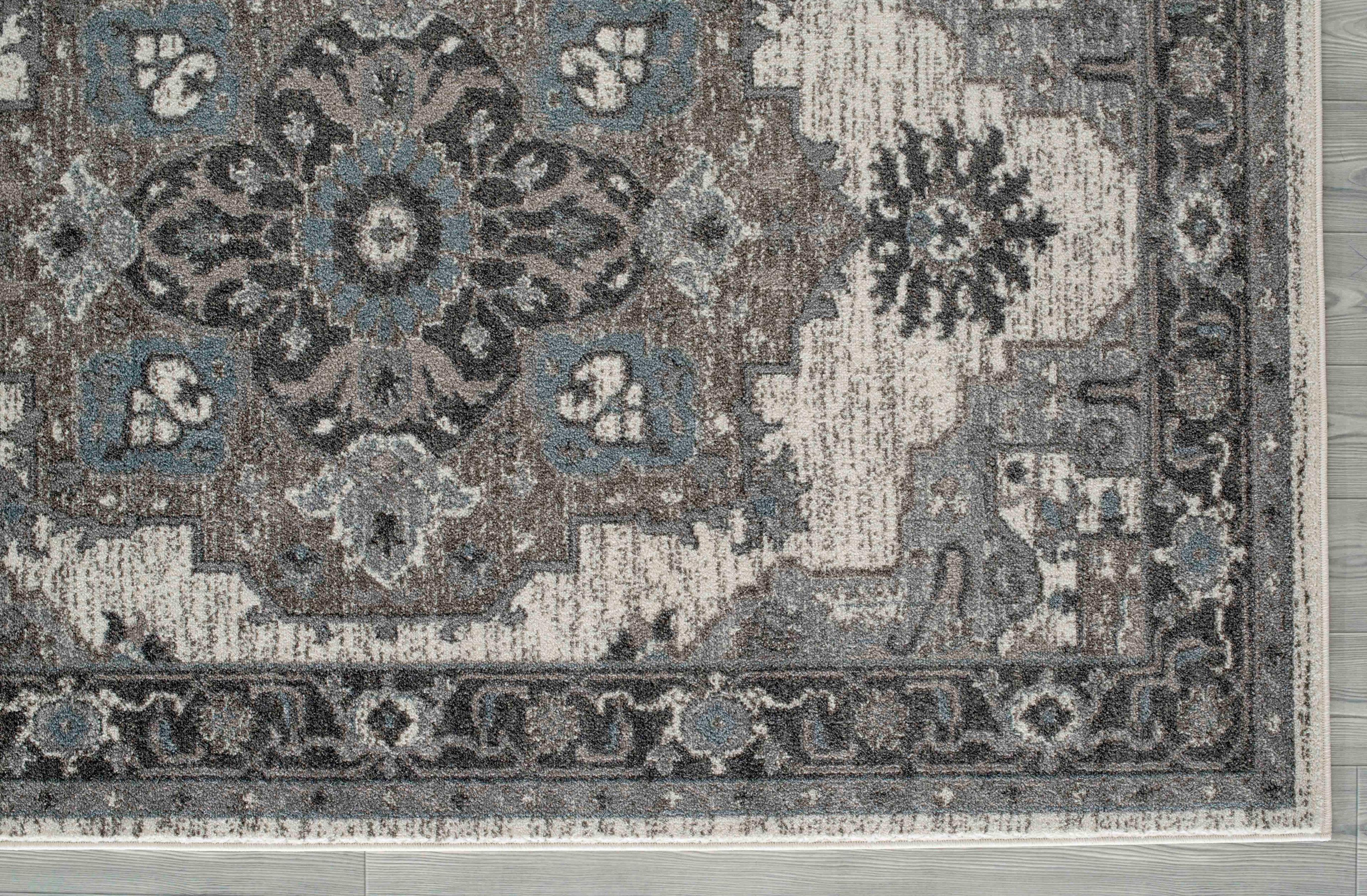 Amer Rugs Alexandria Bordered Runner Area Rug