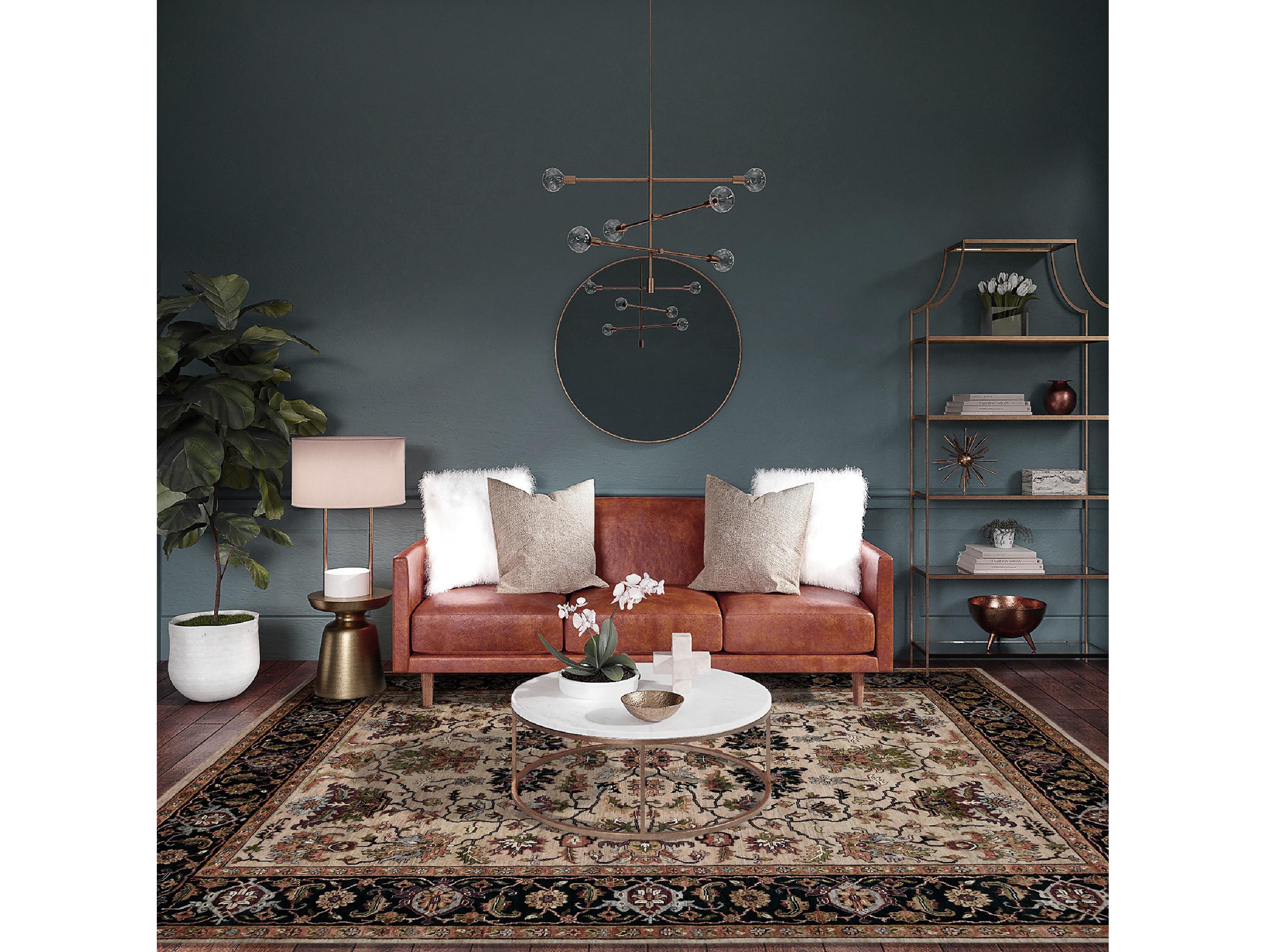 Amer Rugs Antiquity Bordered Runner Area Rug