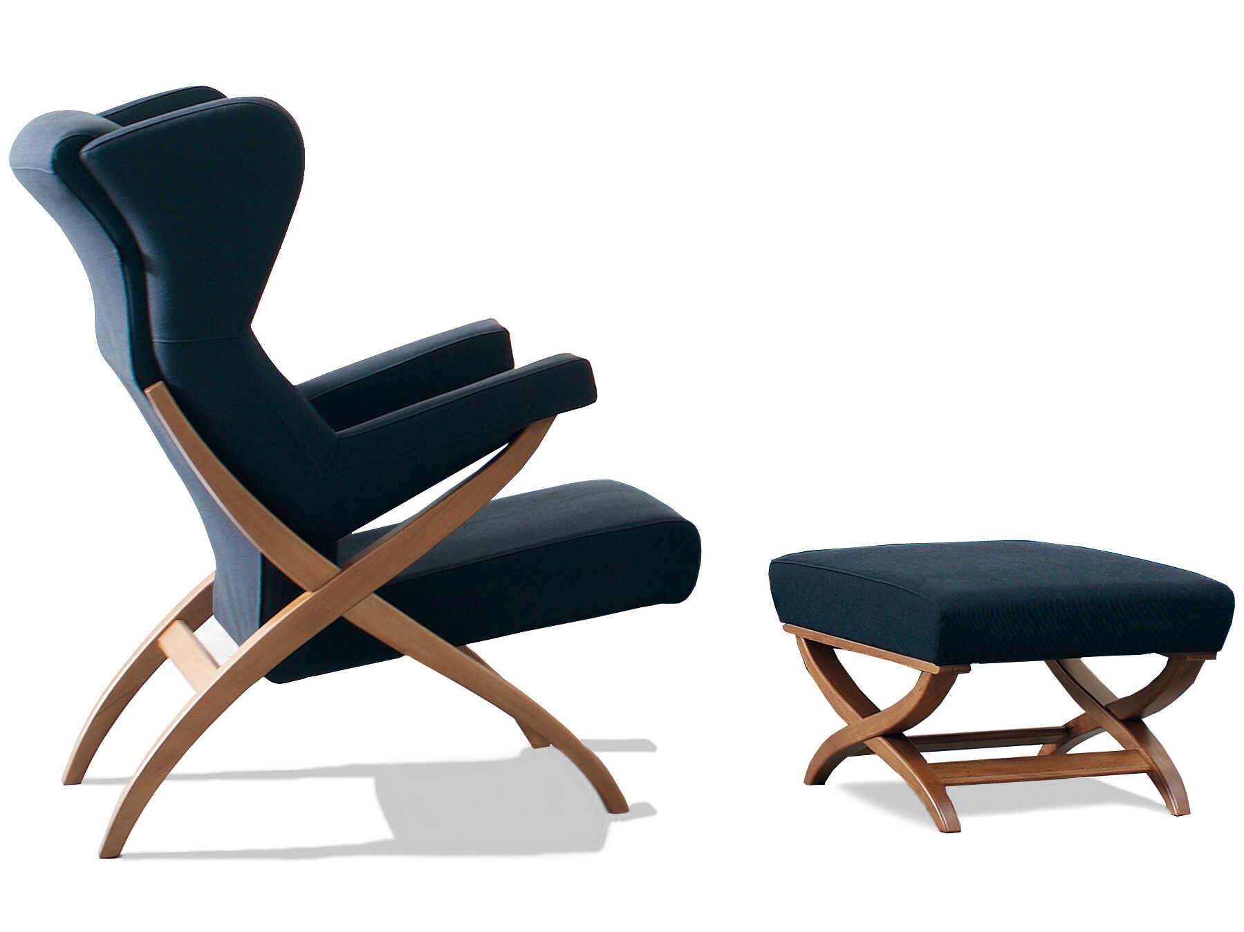 Arflex Pouf Upholstered Ottoman