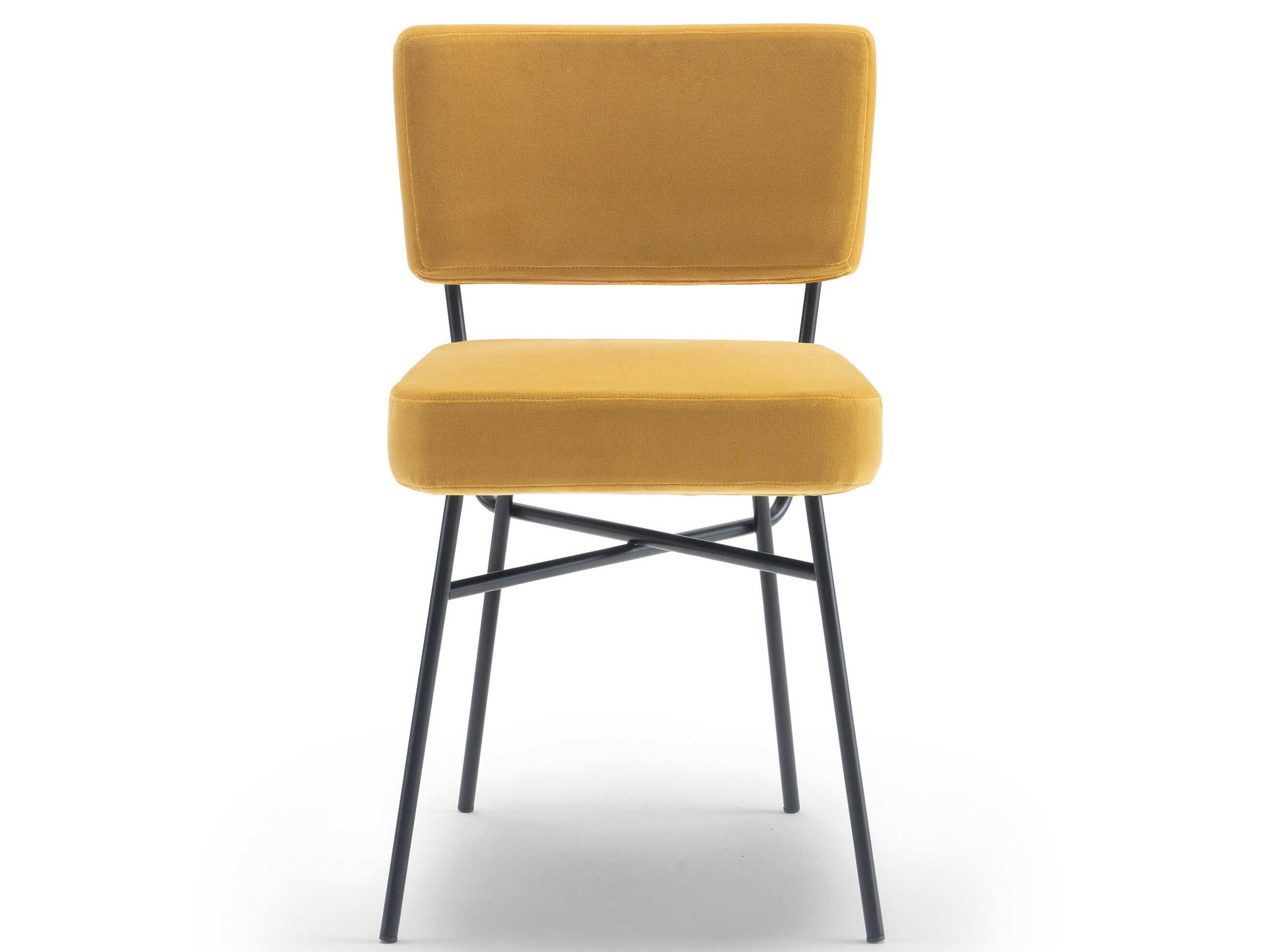 Arflex Elettra Gray Upholstered Armless Dining Chair