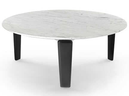Arflex Tablet Round Marble Coffee Table