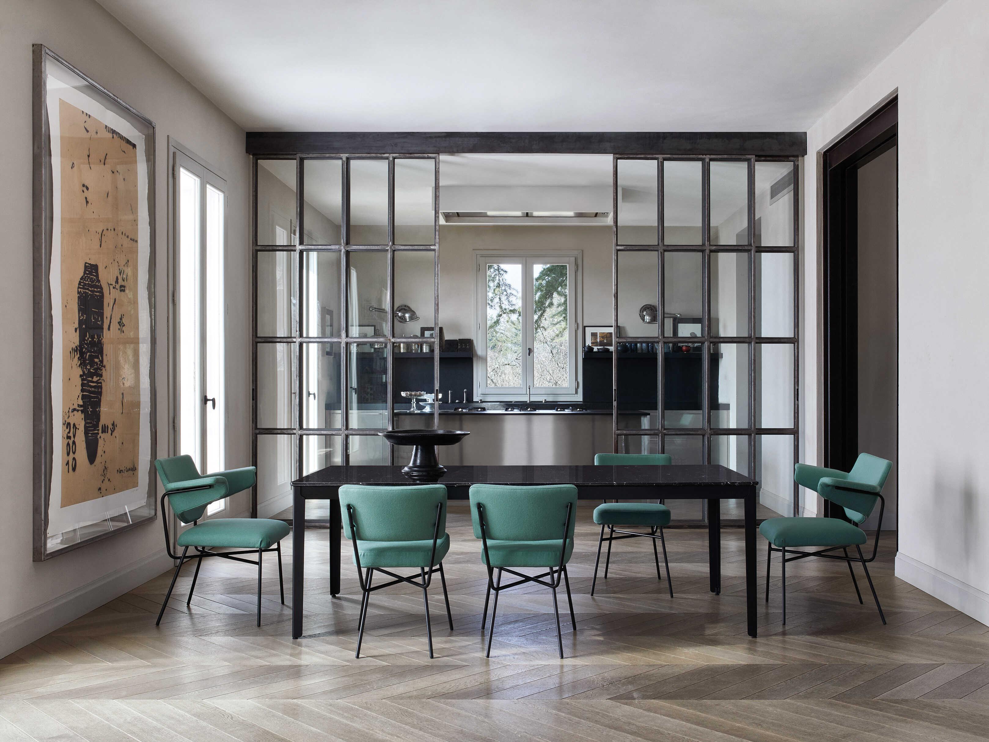 Arflex Hug Rectangular Marble Dining Table