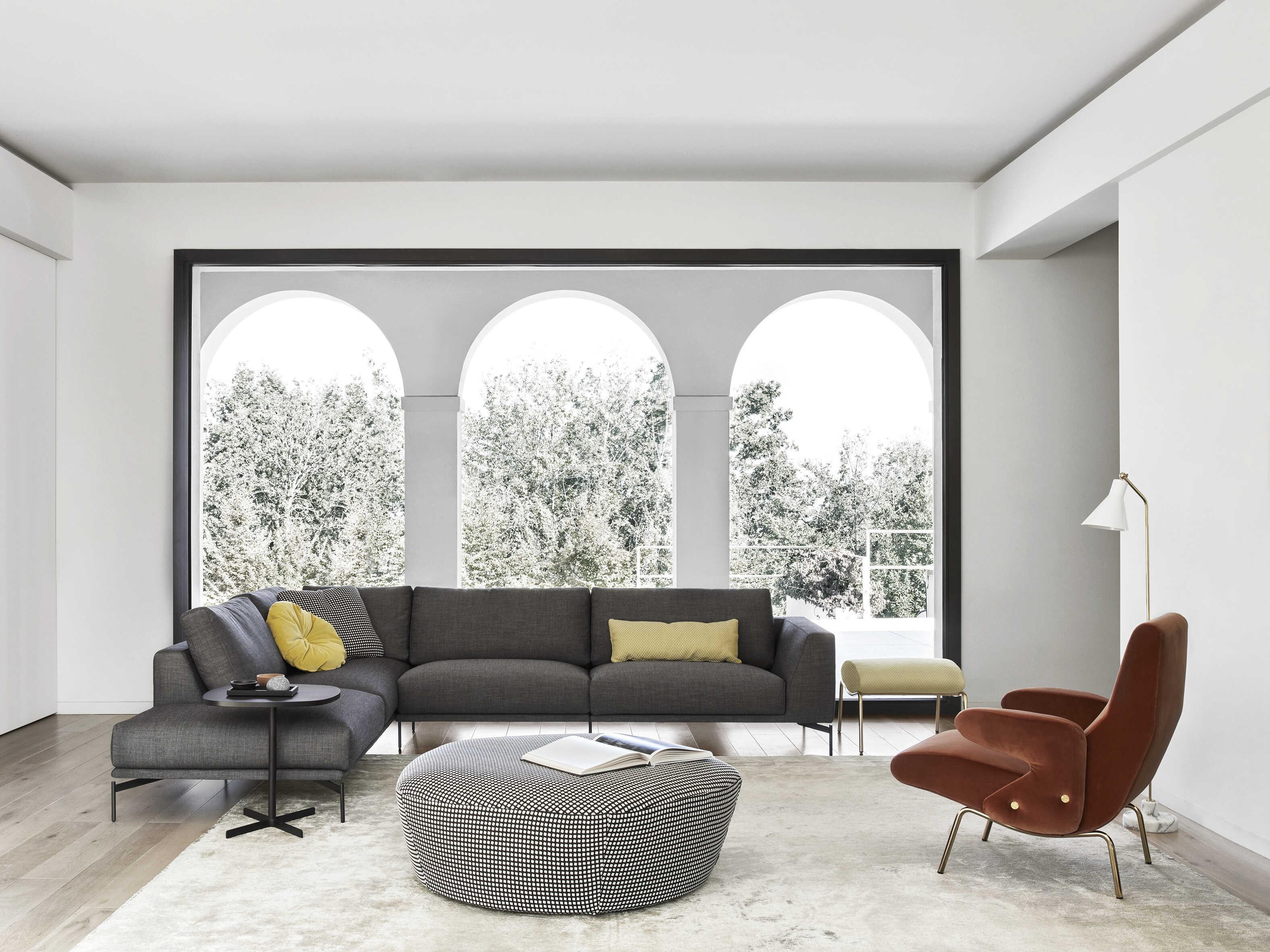 Arflex Penta Upholstered Ottoman