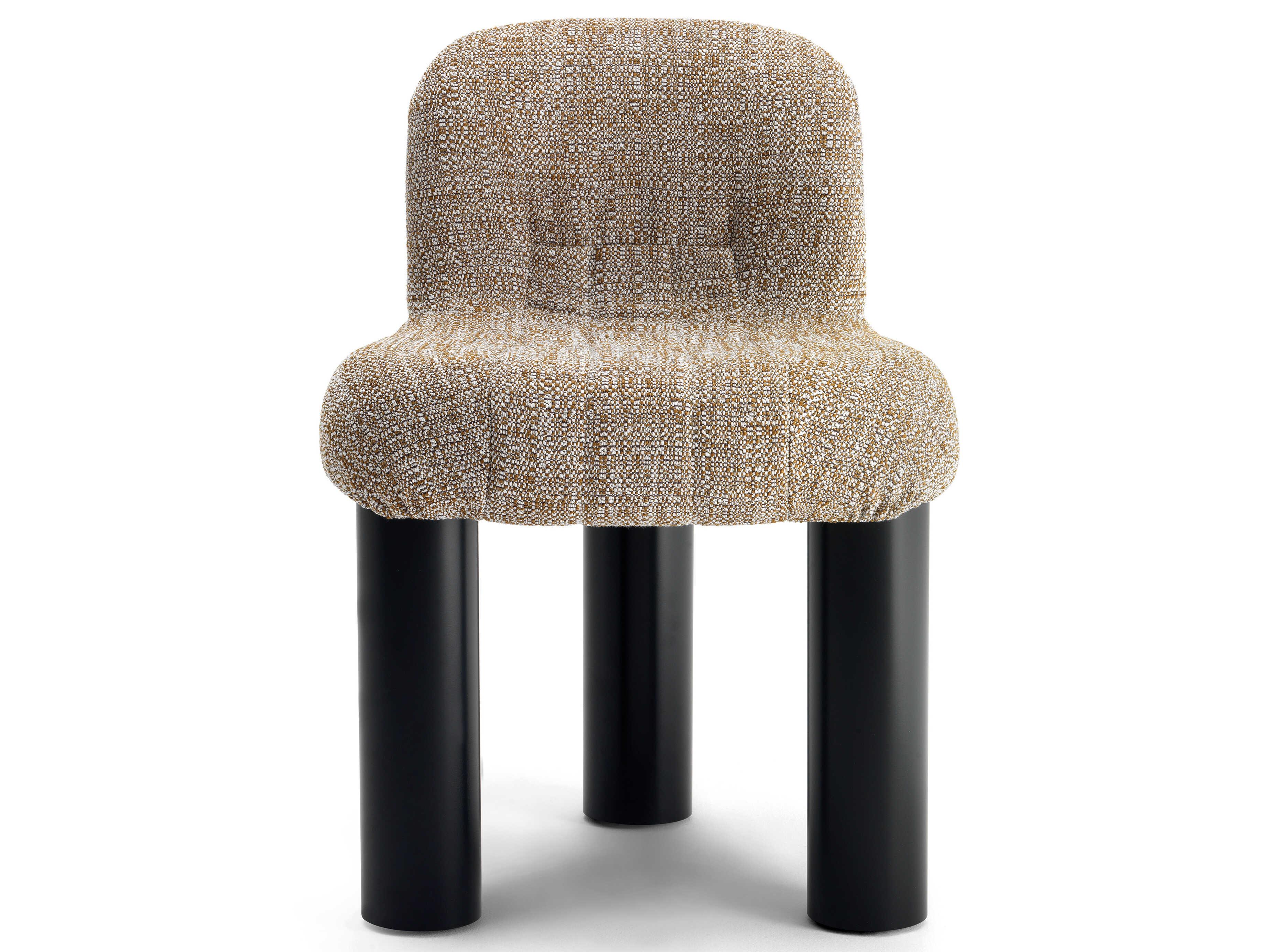 Arflex Botolo Beige Upholstered Armless Dining Chair