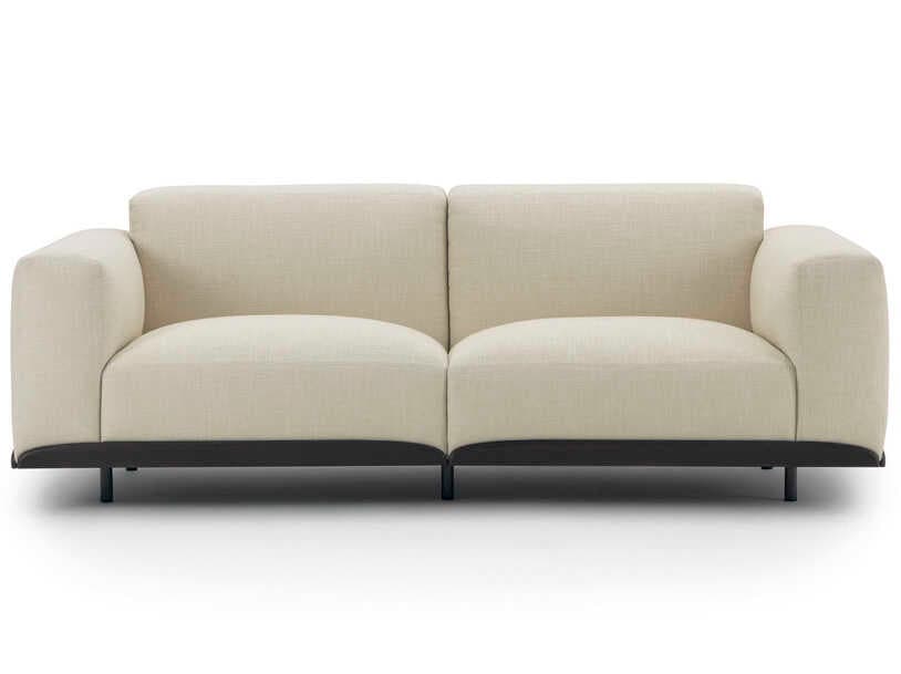 Arflex Claudine L Upholstered Sofa with Metal Details