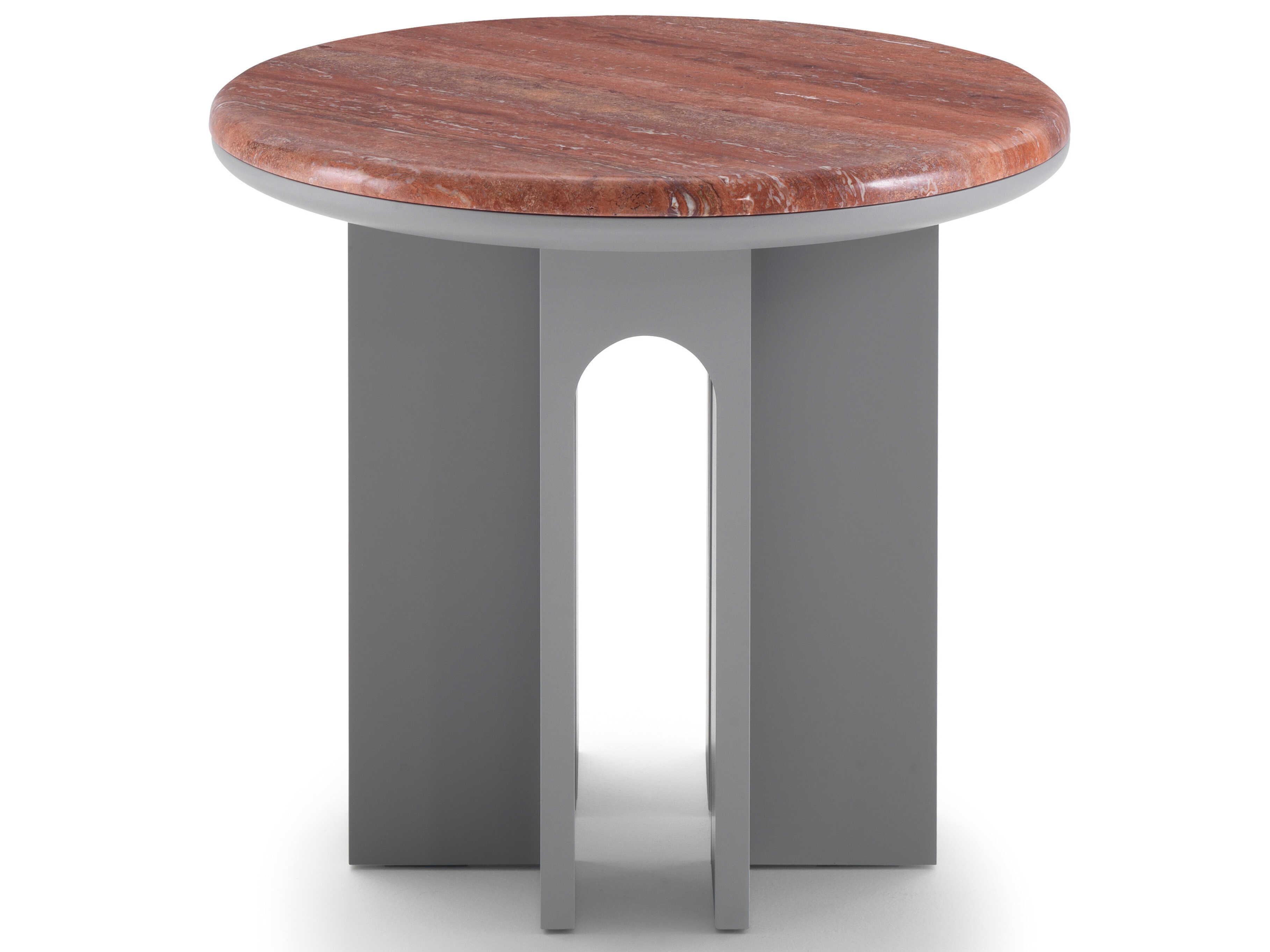 Arflex Arcolor Round Stone End Table