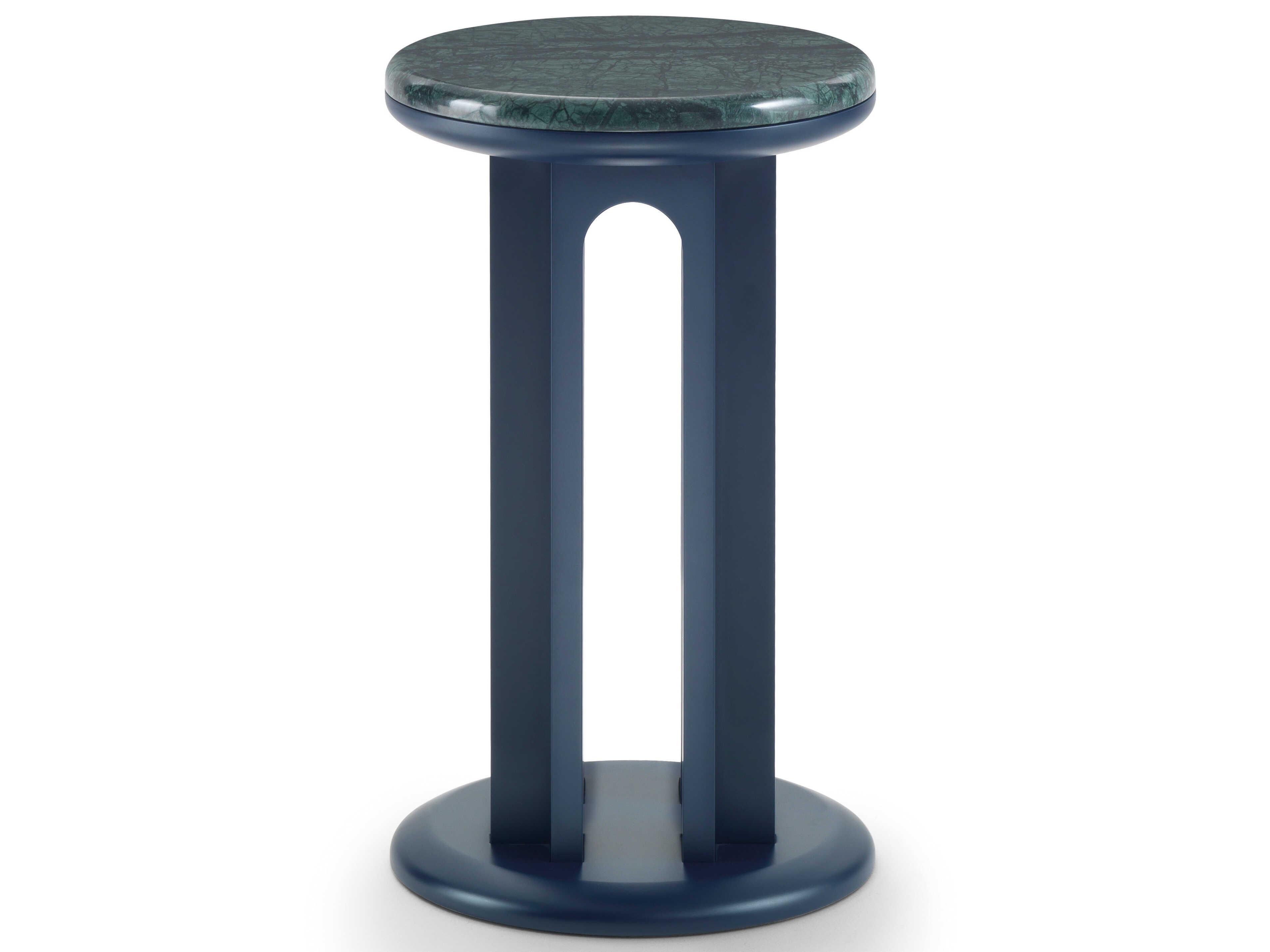 Arflex Arcolor Round Marble End Table