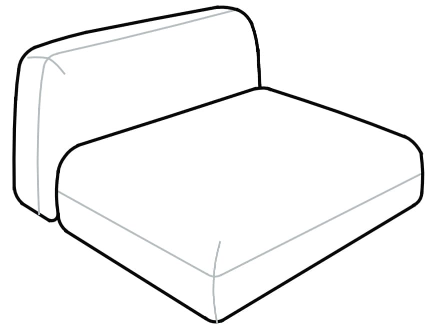 Arflex Tokio Unit without Armrests