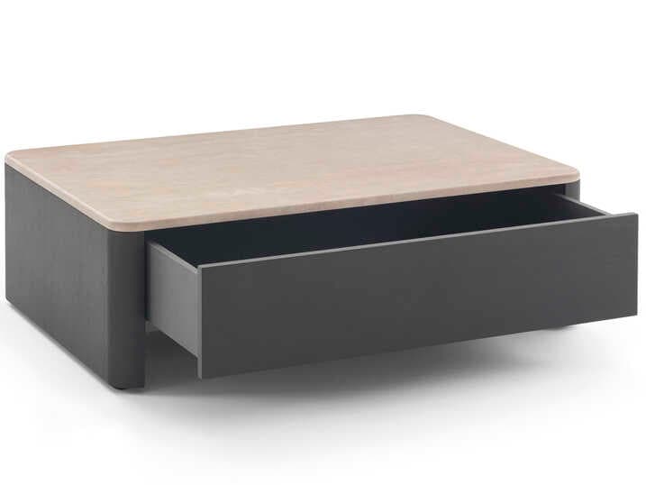 Arflex Tokio Rectangular Marble End Table