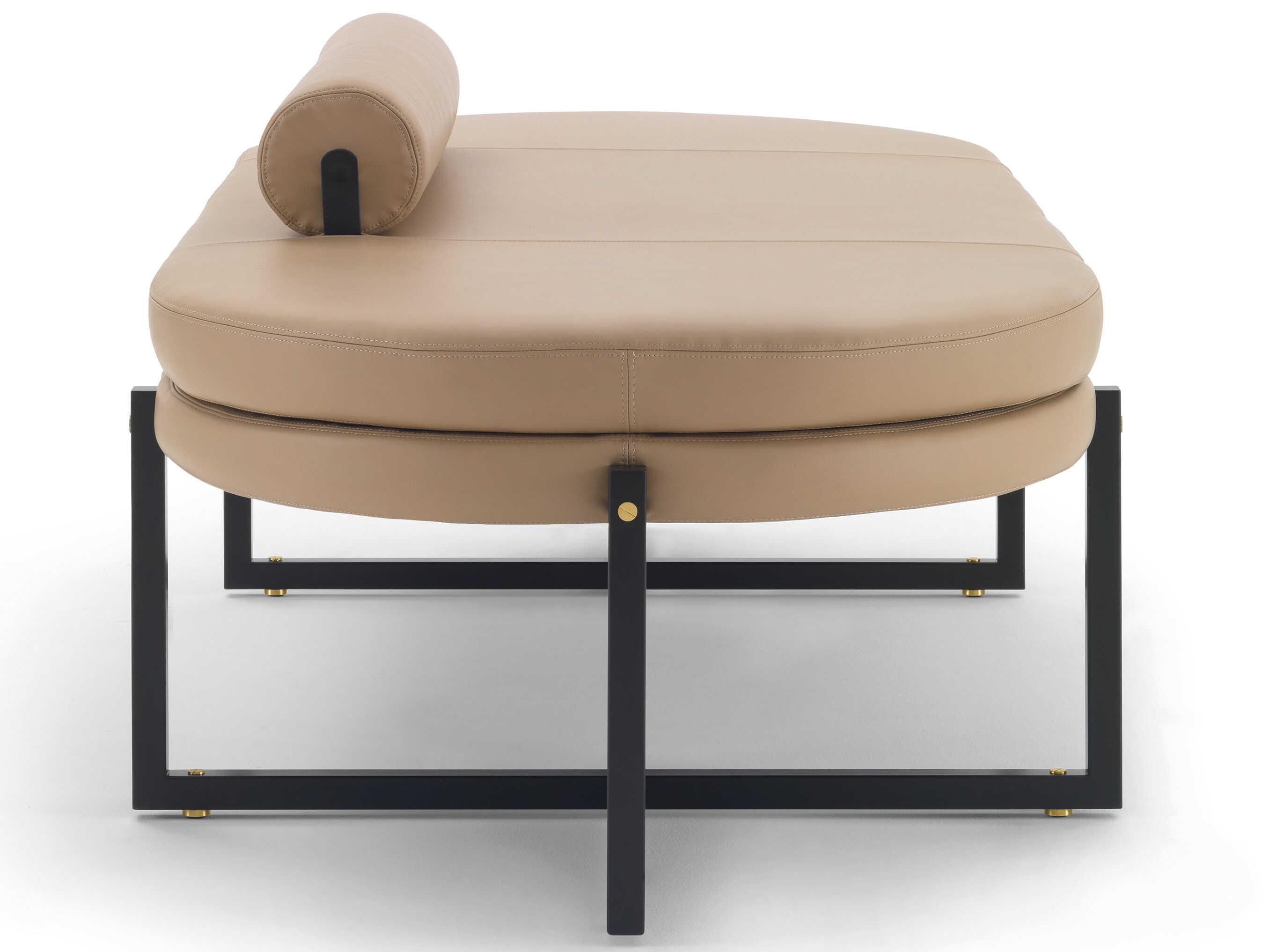 Arflex Sigmund Brown Leather Full Daybed Bed