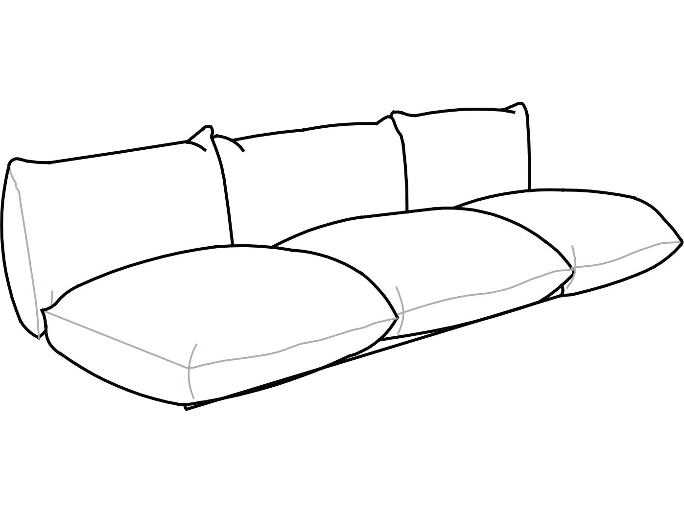 Arflex Marenco Unit without Armrests