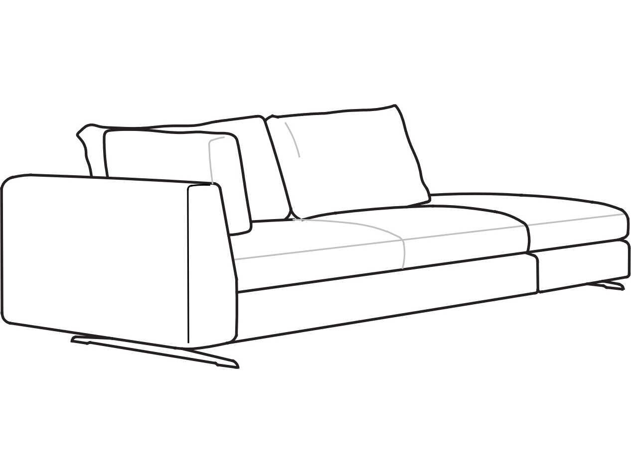 Arflex Lee Isle Unit with Corner Unit