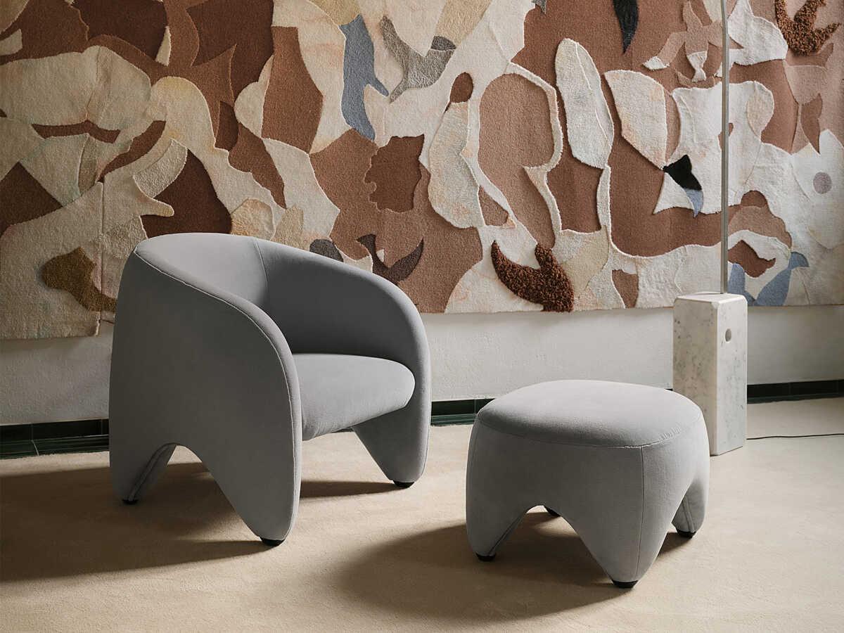 Arflex Yuzu Upholstered Ottoman