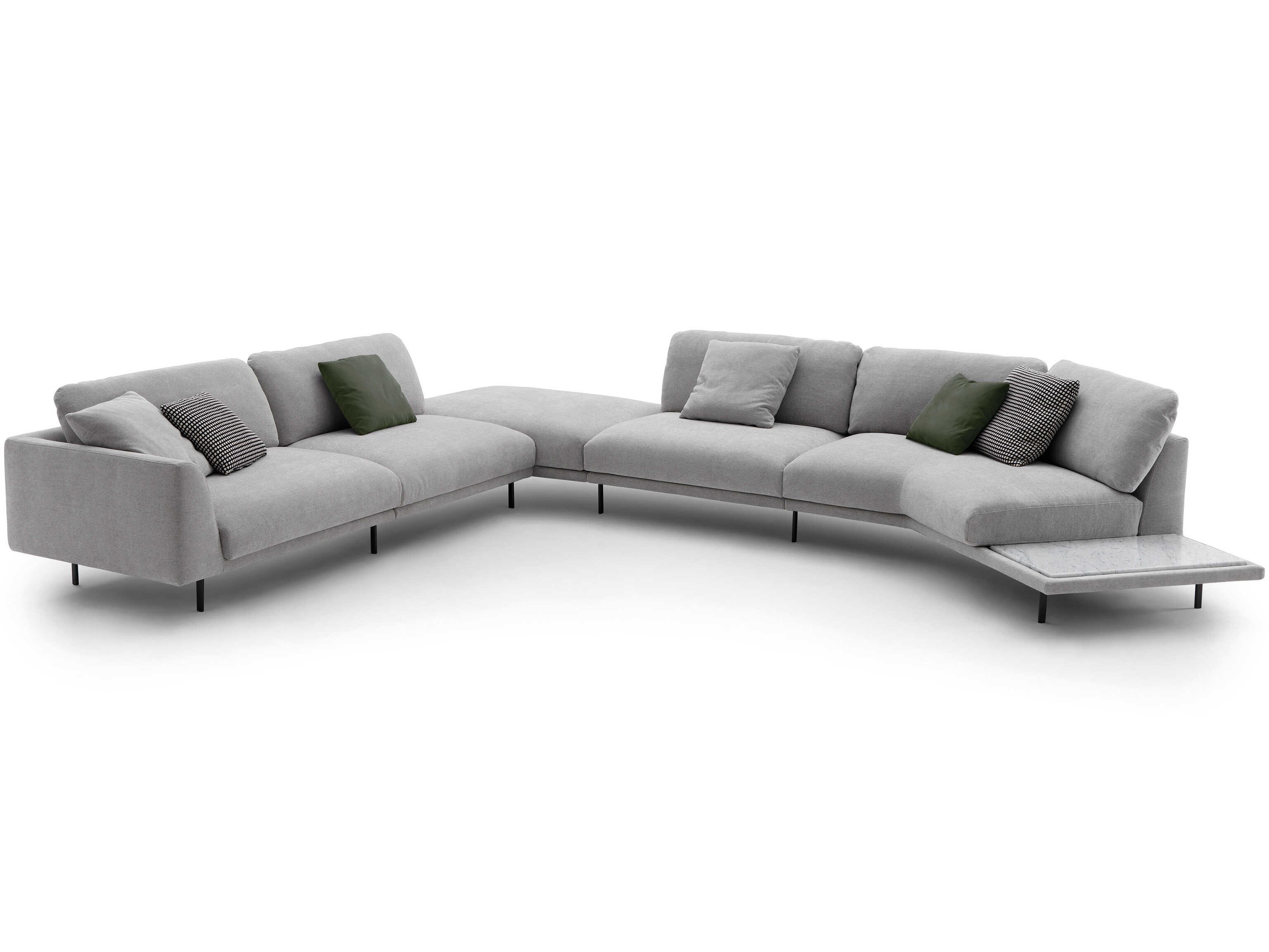 Arflex Bel Air Upholstered Sectional Sofa
