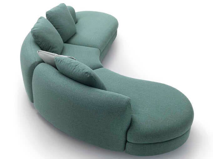 Arflex Edo Upholstered Sectional Sofa