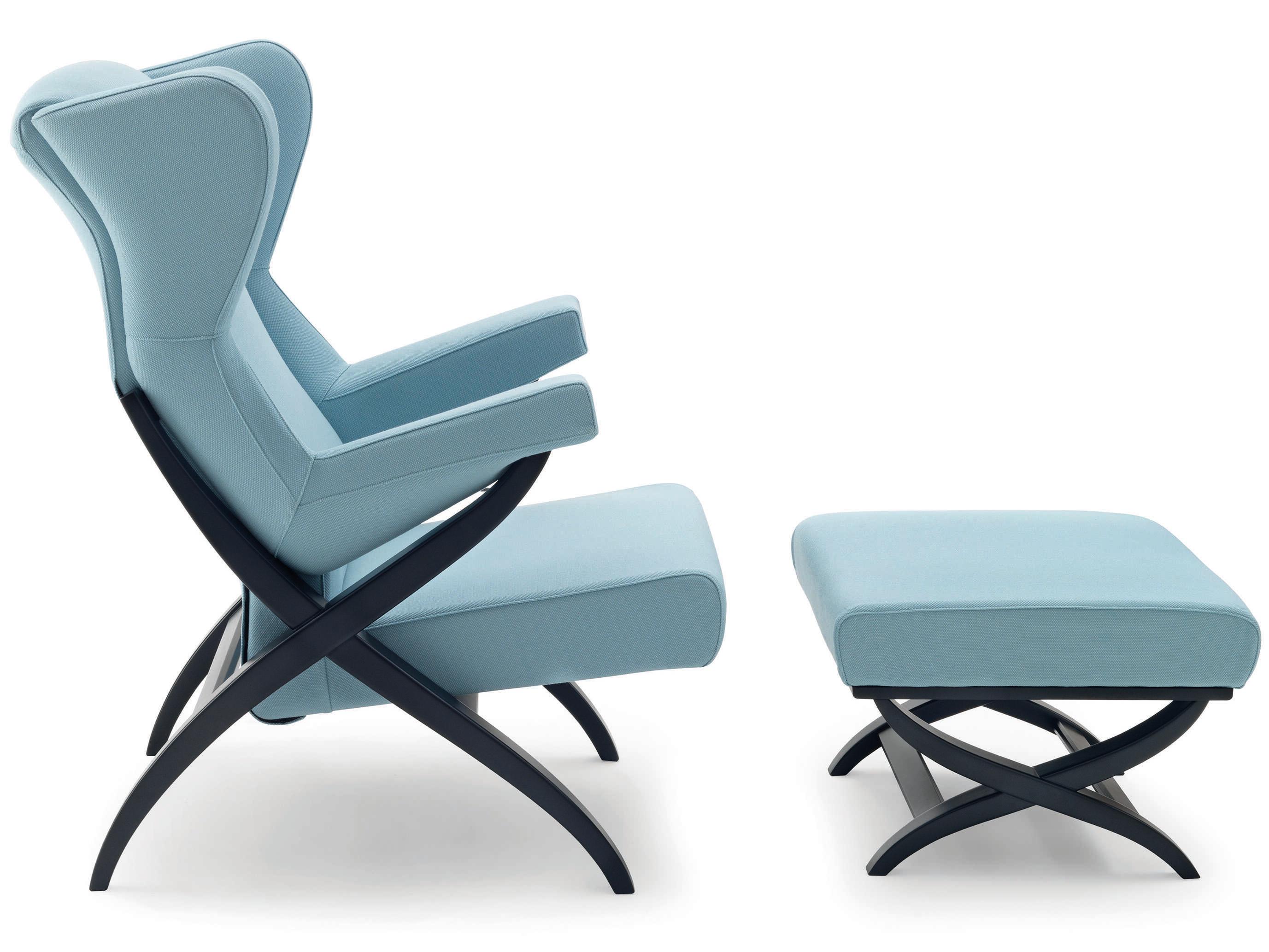 Arflex Fiorenza Chair and Ottoman Set