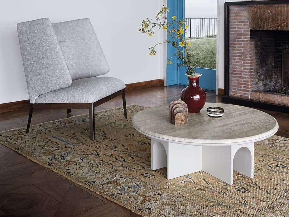 Arflex Hug Chair and Ottoman Set