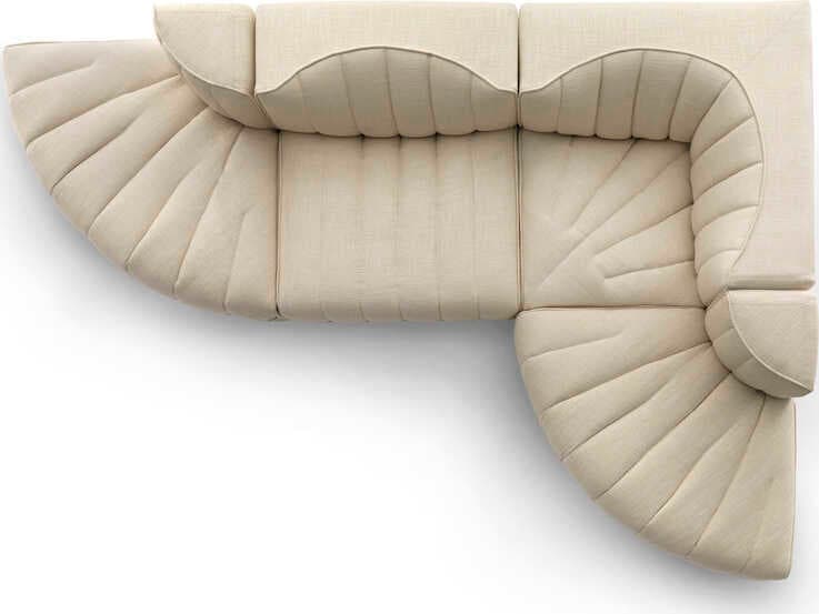 Arflex 9000 Composition-06 Upholstered Sectional Sofa