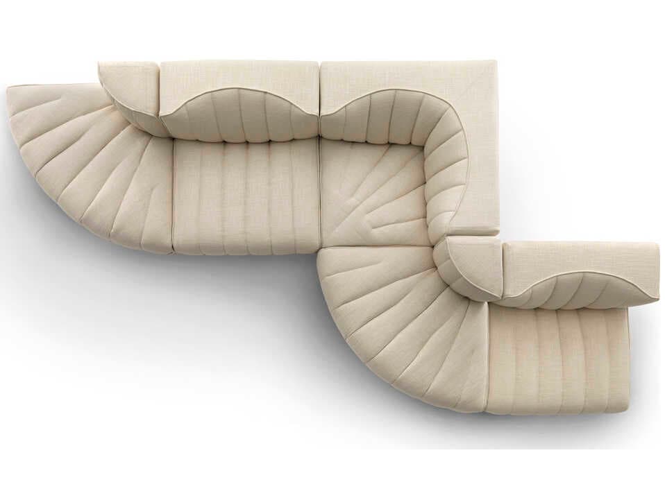 Arflex 9000 Composition-09 Upholstered Sectional Sofa
