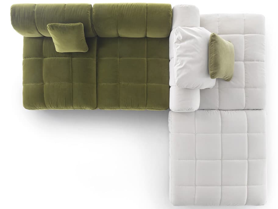 Arflex Strips Upholstered Sectional Sofa