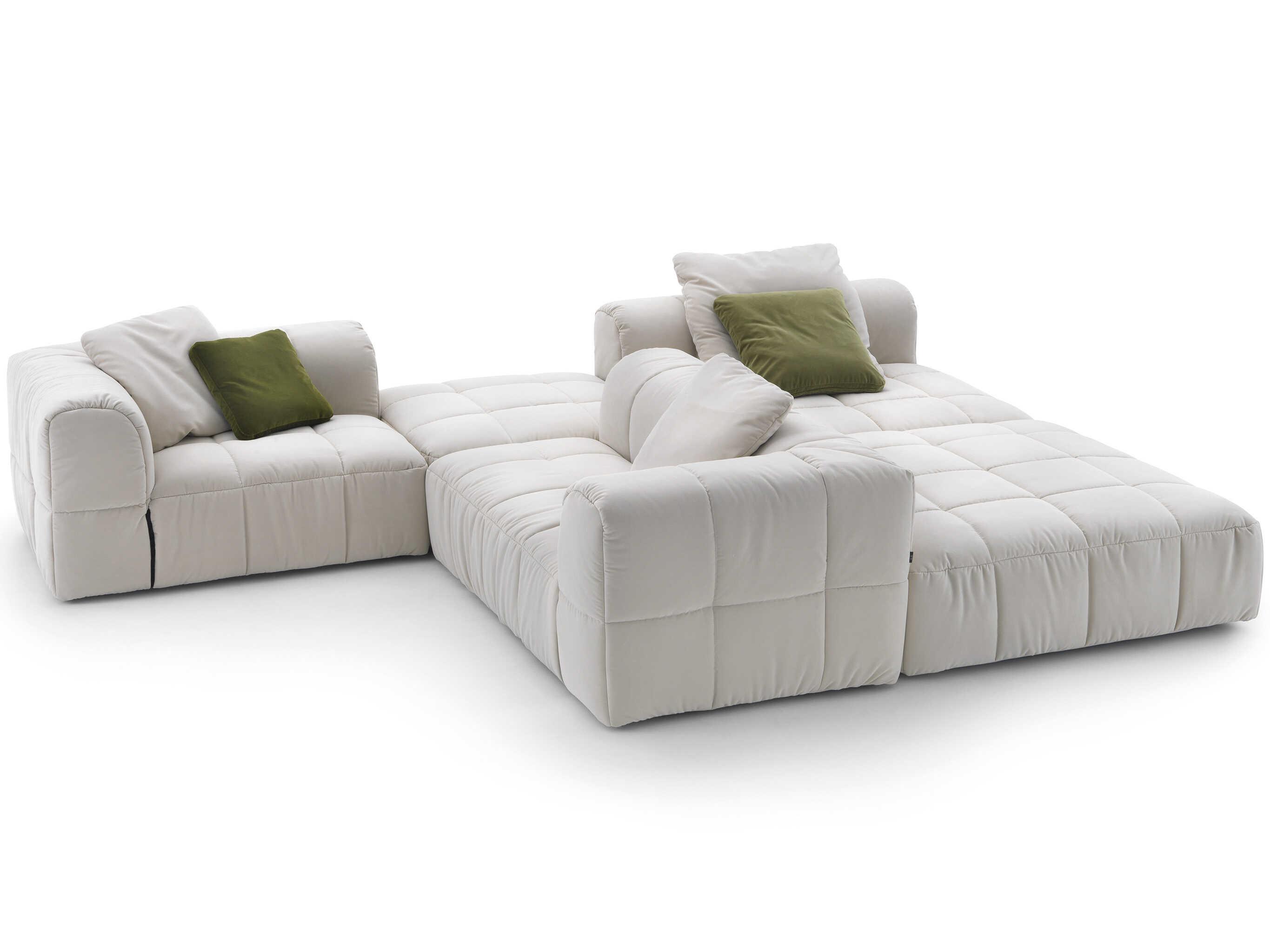 Arflex Strips Upholstered Sectional Sofa