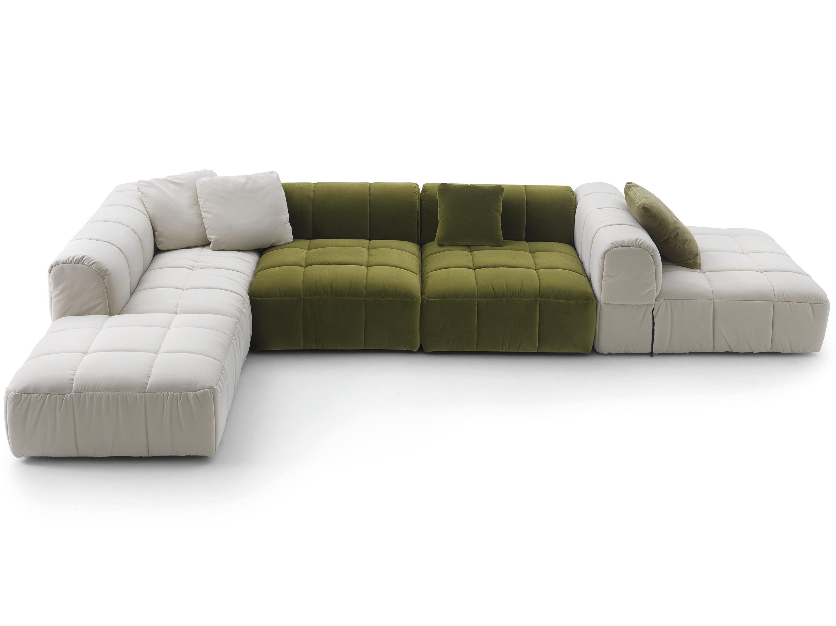 Arflex Strips Upholstered Sectional Sofa