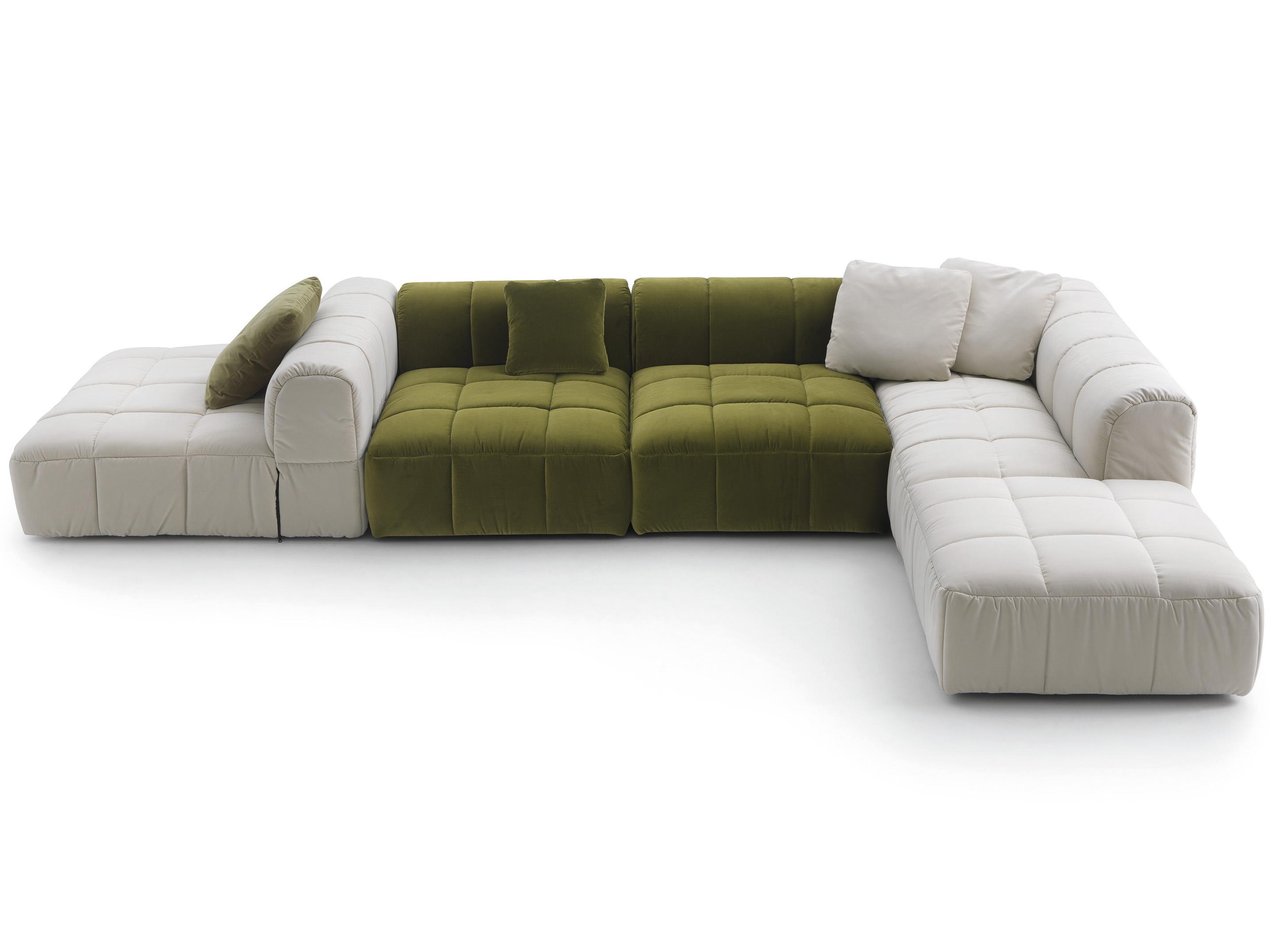 Arflex Strips Upholstered Sectional Sofa
