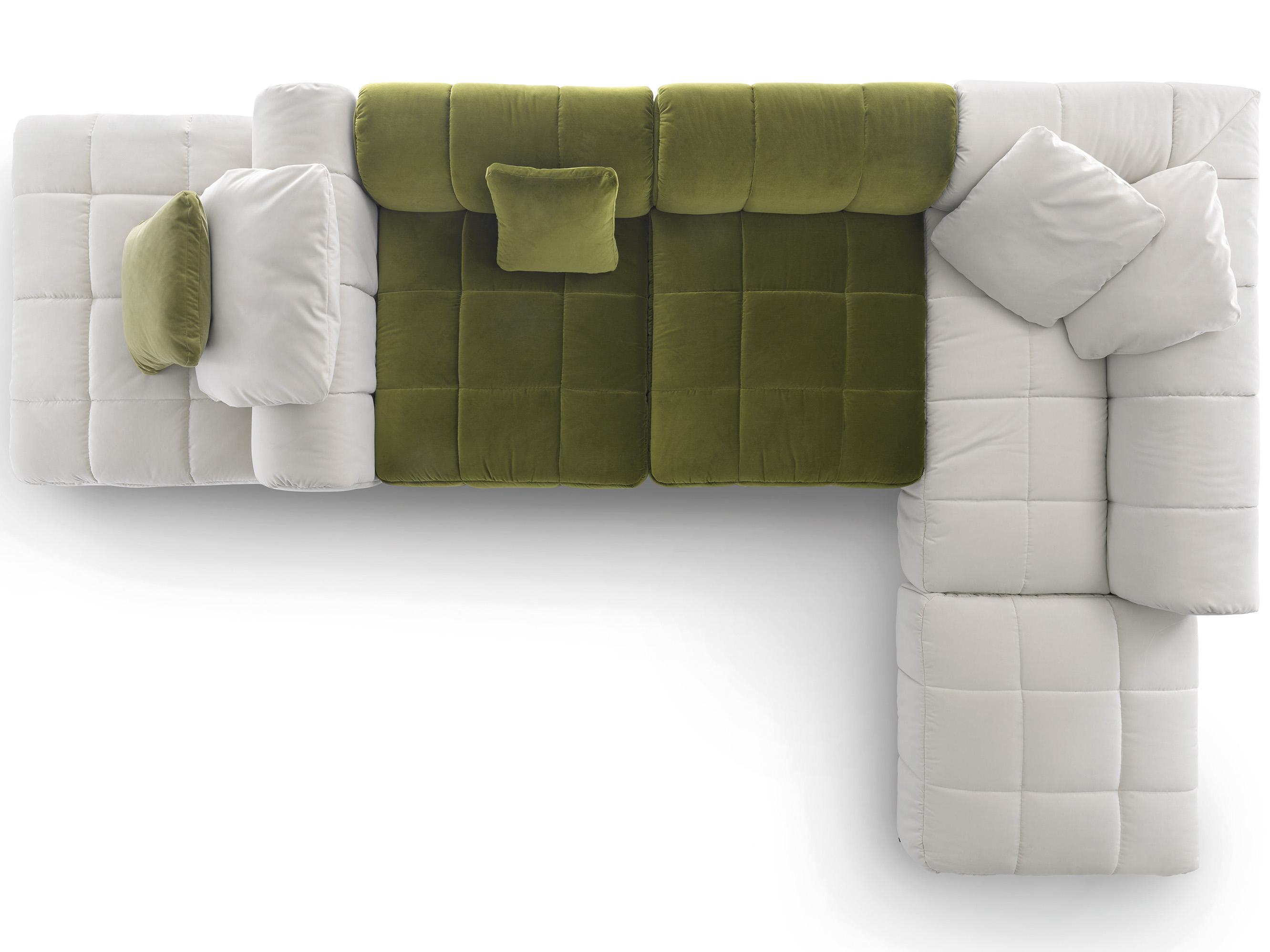Arflex Strips Upholstered Sectional Sofa
