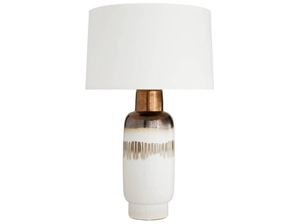 Arteriors Home Quinn Bronze Rose Glaze Buffet Lamp