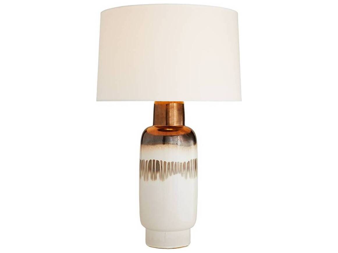Arteriors Home Quinn Bronze Rose Glaze Buffet Lamp