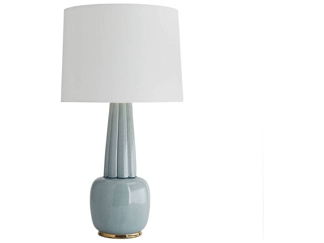 Arteriors Home Arlington Celadon Gold Blue Buffet Lamp